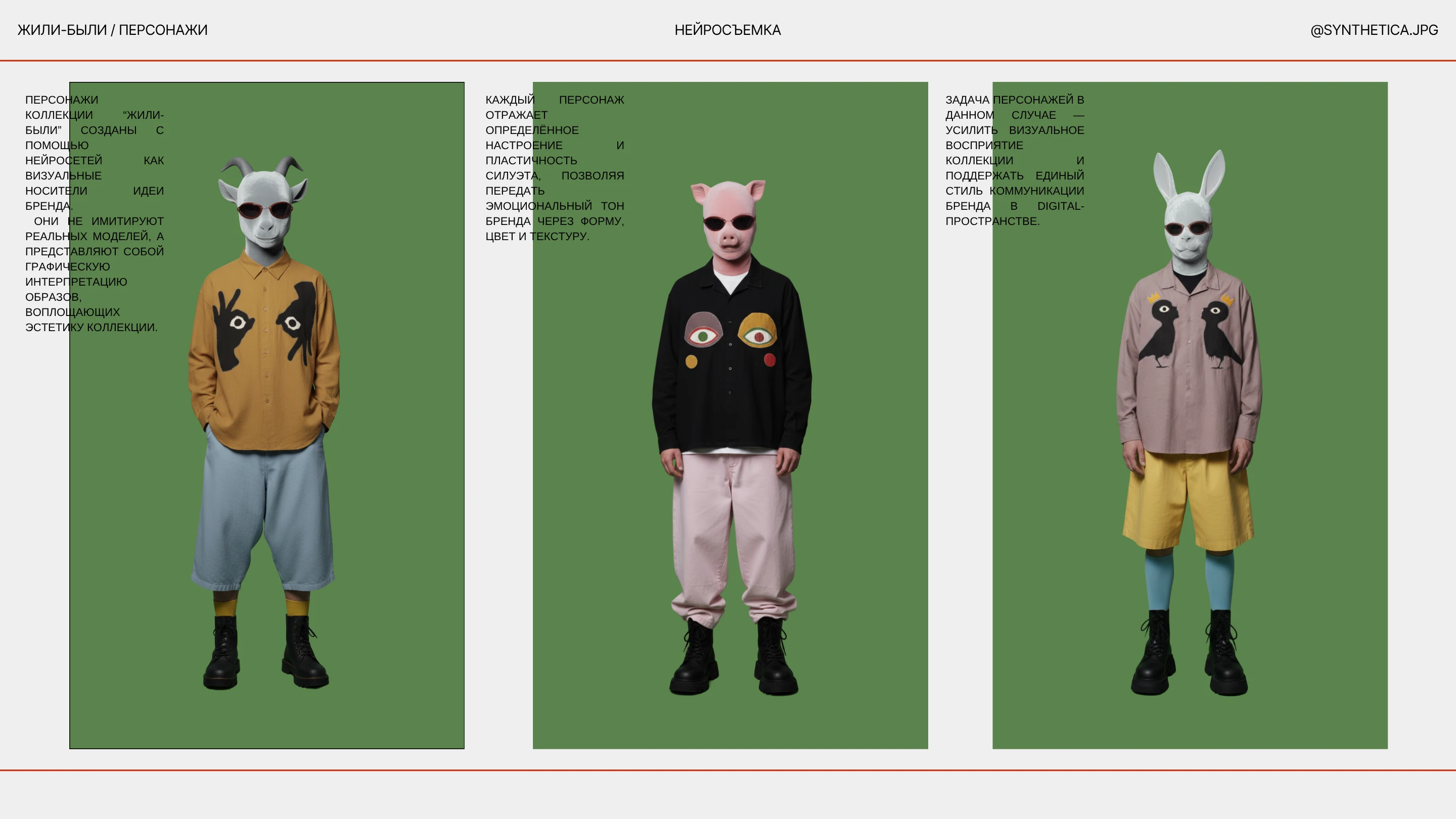 ЖИЛИ-БЫЛИ // AI-СЪЕМКА ОДЕЖДЫ // ПЕРСОНАЖИ ДЛЯ БРЕНДА — Изображение №13 — Брендинг, Маркетинг на Dprofile