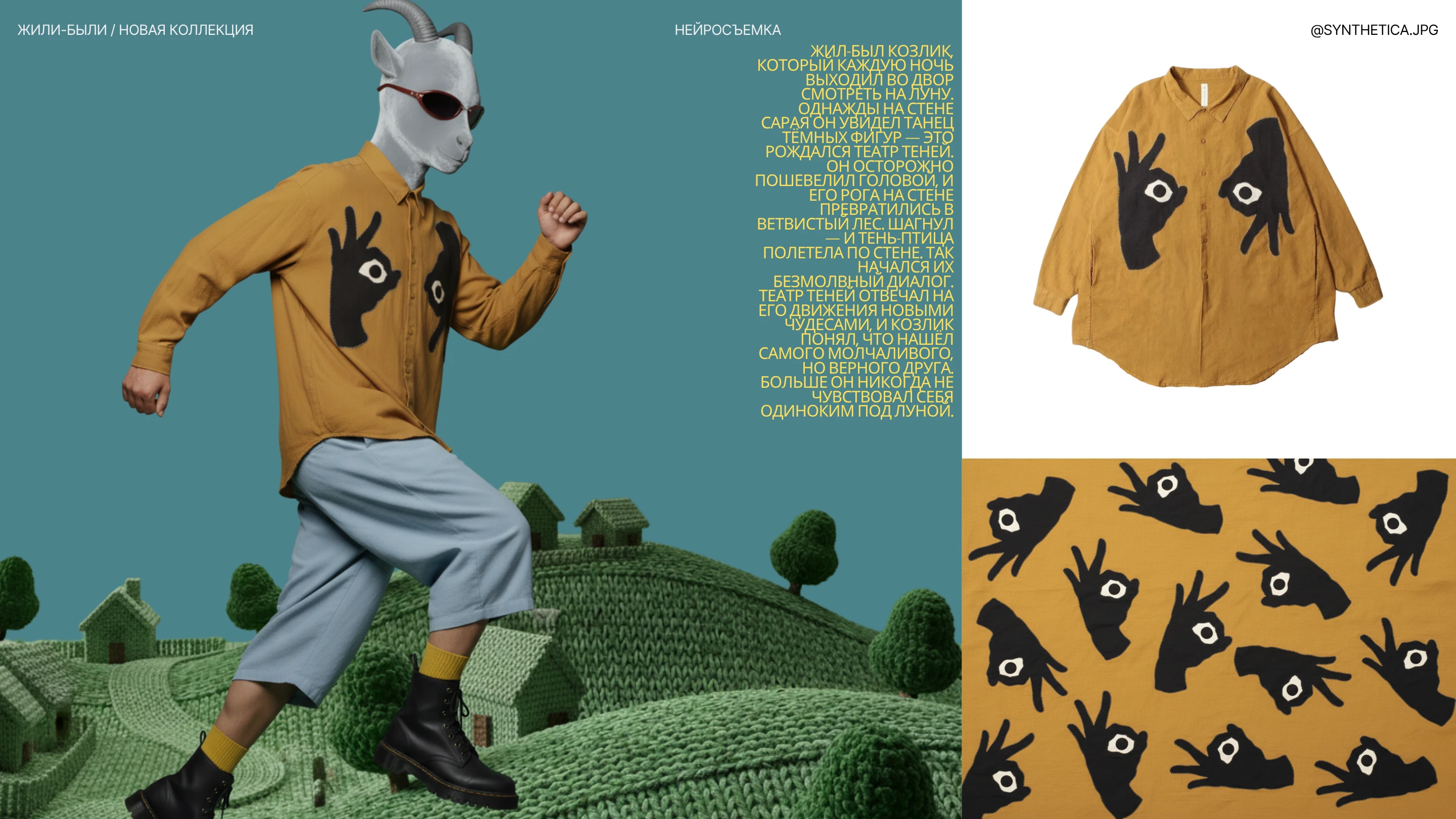 ЖИЛИ-БЫЛИ // AI-СЪЕМКА ОДЕЖДЫ // ПЕРСОНАЖИ ДЛЯ БРЕНДА — Изображение №9 — Брендинг, Маркетинг на Dprofile