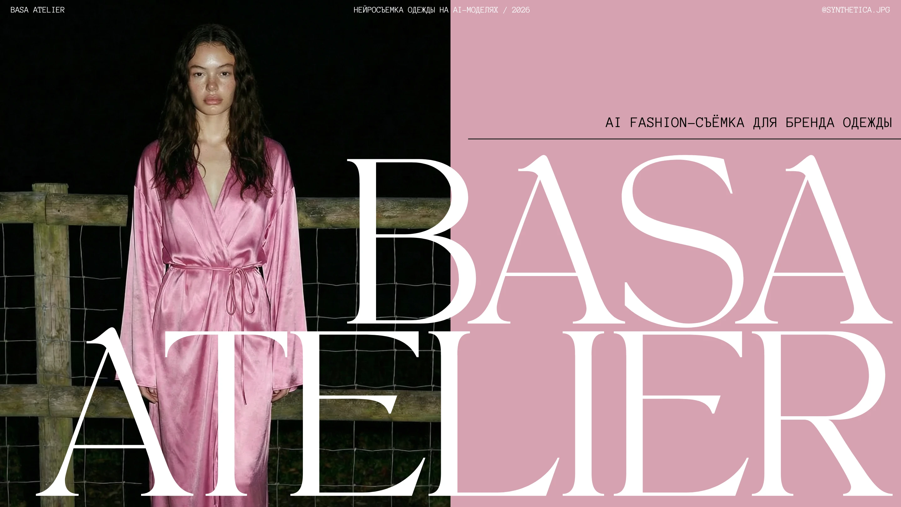 AI-СЪЕМКА ОДЕЖДЫ BASA ATELIER — Изображение №1 — Брендинг, Маркетинг на Dprofile
