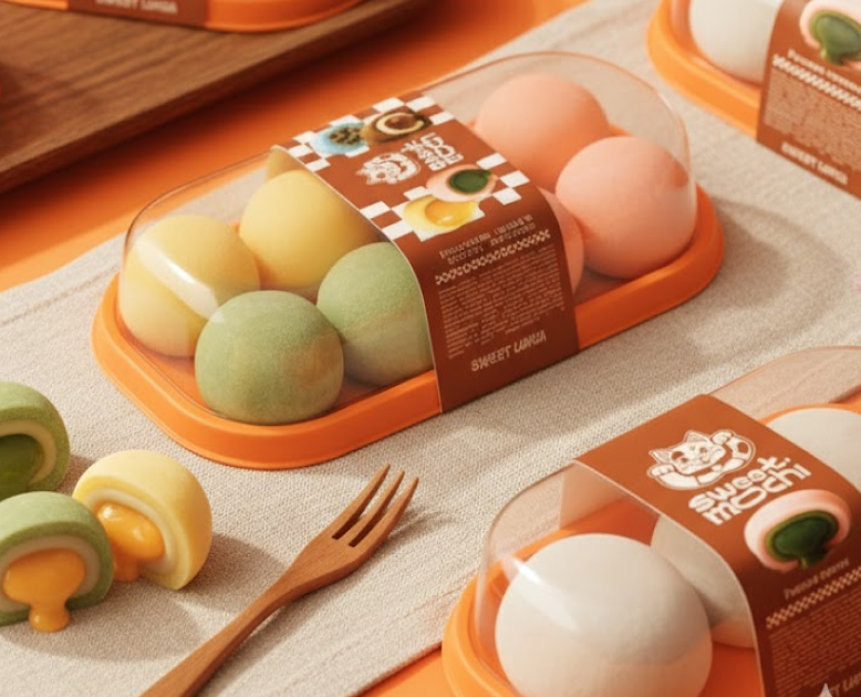 Айдентика бренда японских десертов Sweet Mochi на Dprofile