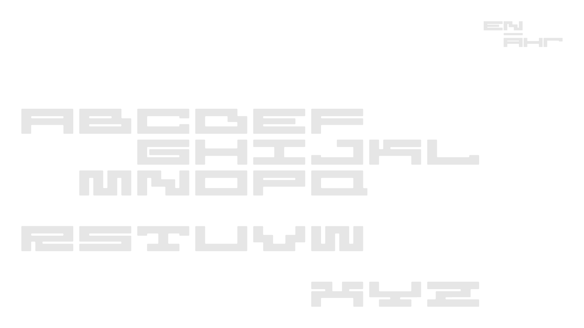 ЦЕХ FONT — Изображение №8 — Графика на Dprofile