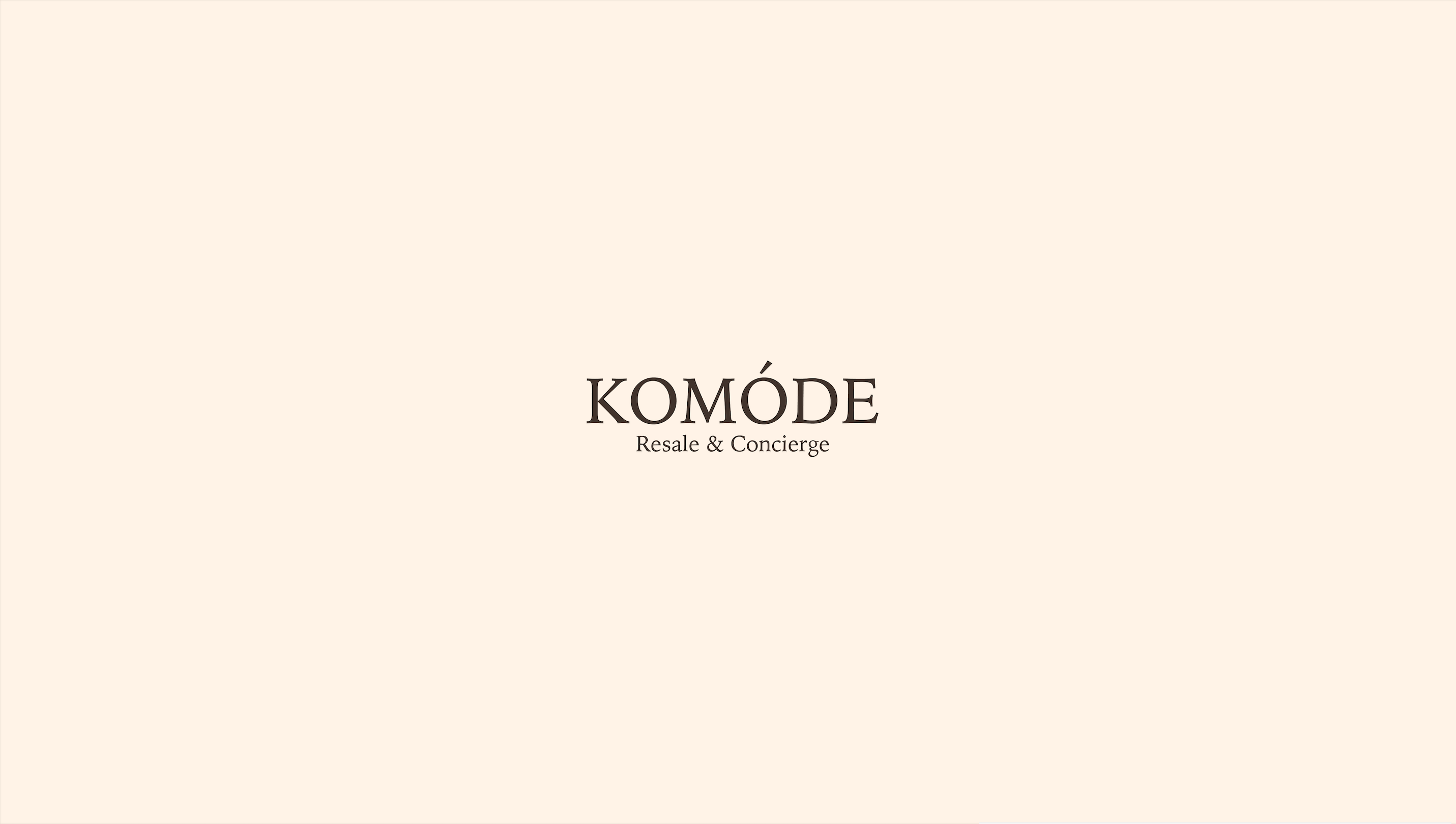 KOMÓDE — Изображение №12 — Брендинг на Dprofile