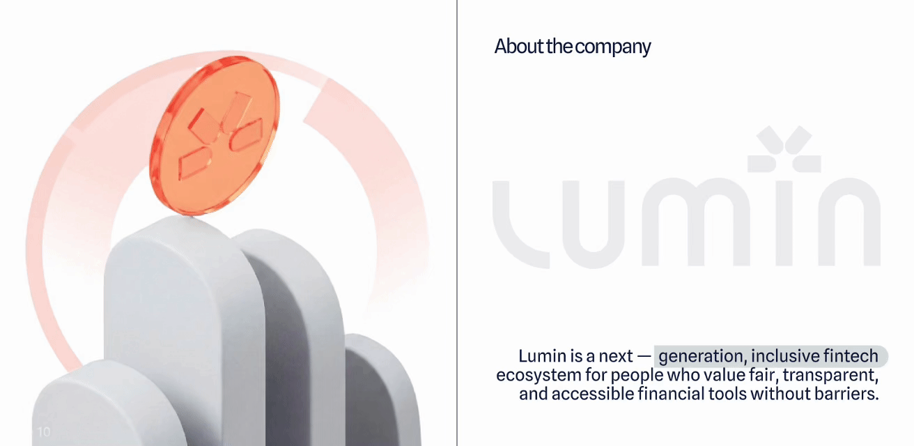 LUMIN | Business Presentation — Изображение №2 — Интерфейсы, Брендинг на Dprofile
