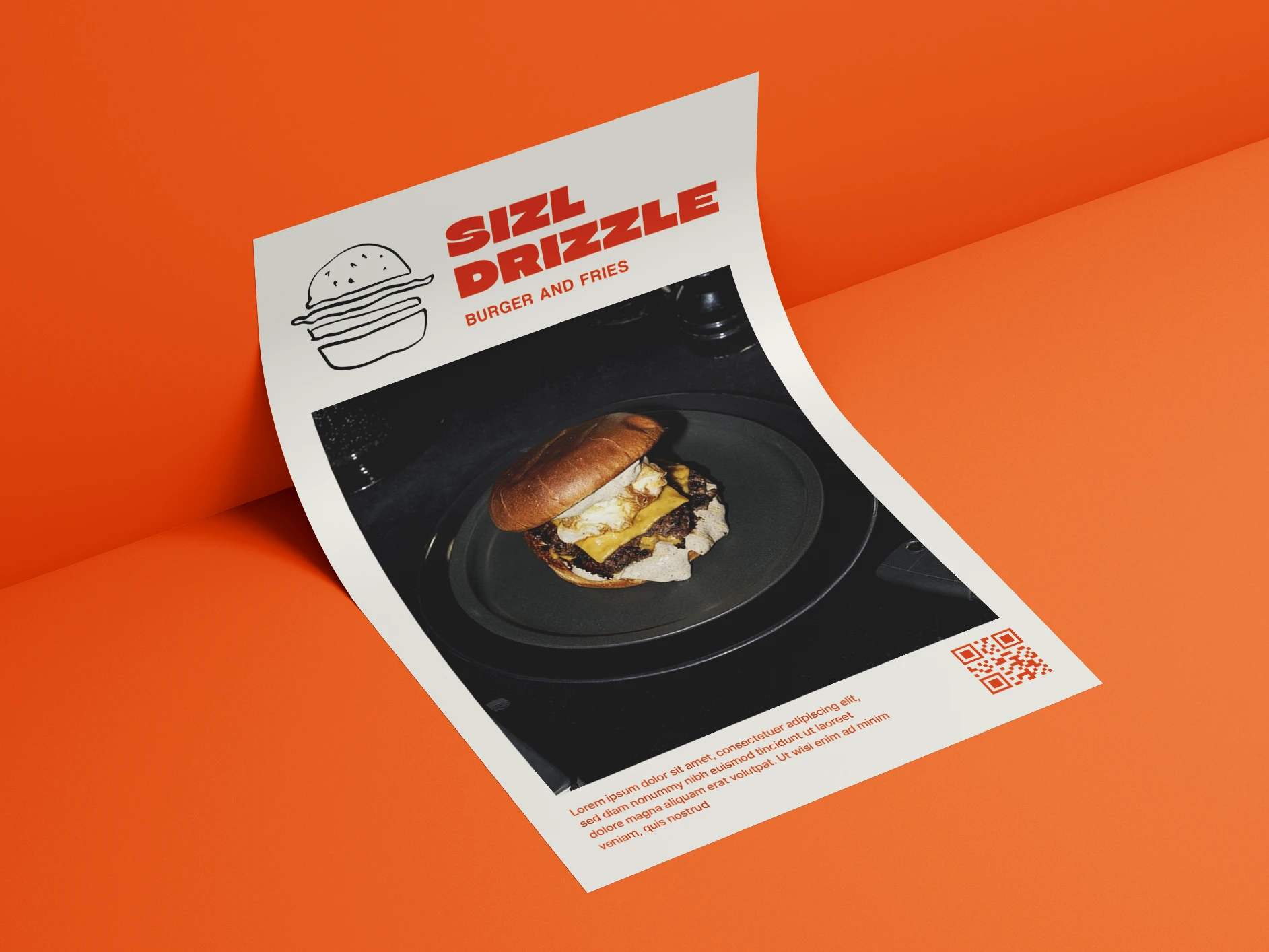 SIZL DRIZZLE Burger & fries — Изображение №16 — Брендинг на Dprofile
