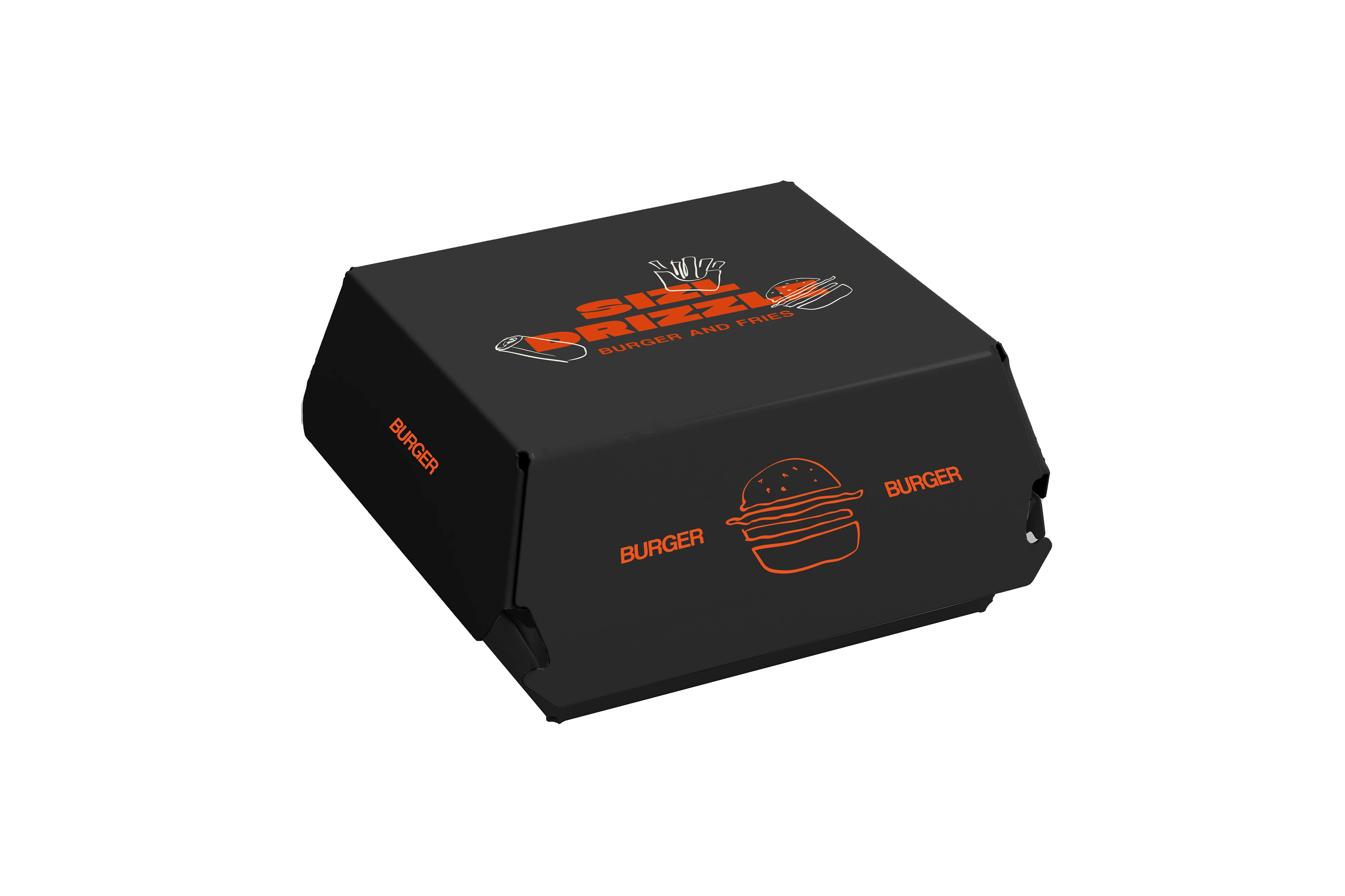 SIZL DRIZZLE Burger & fries — Изображение №23 — Брендинг на Dprofile