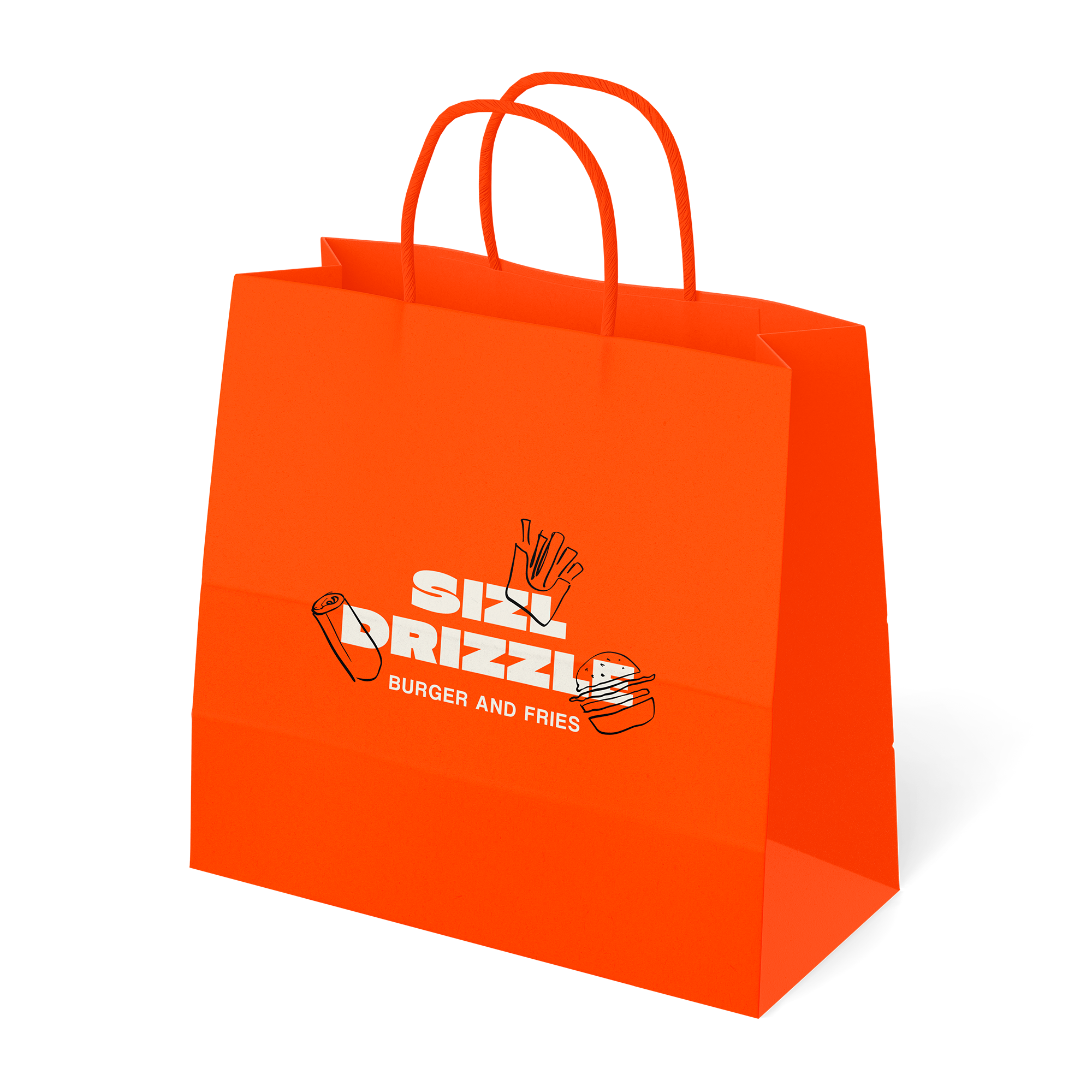 SIZL DRIZZLE Burger & fries — Изображение №29 — Брендинг на Dprofile