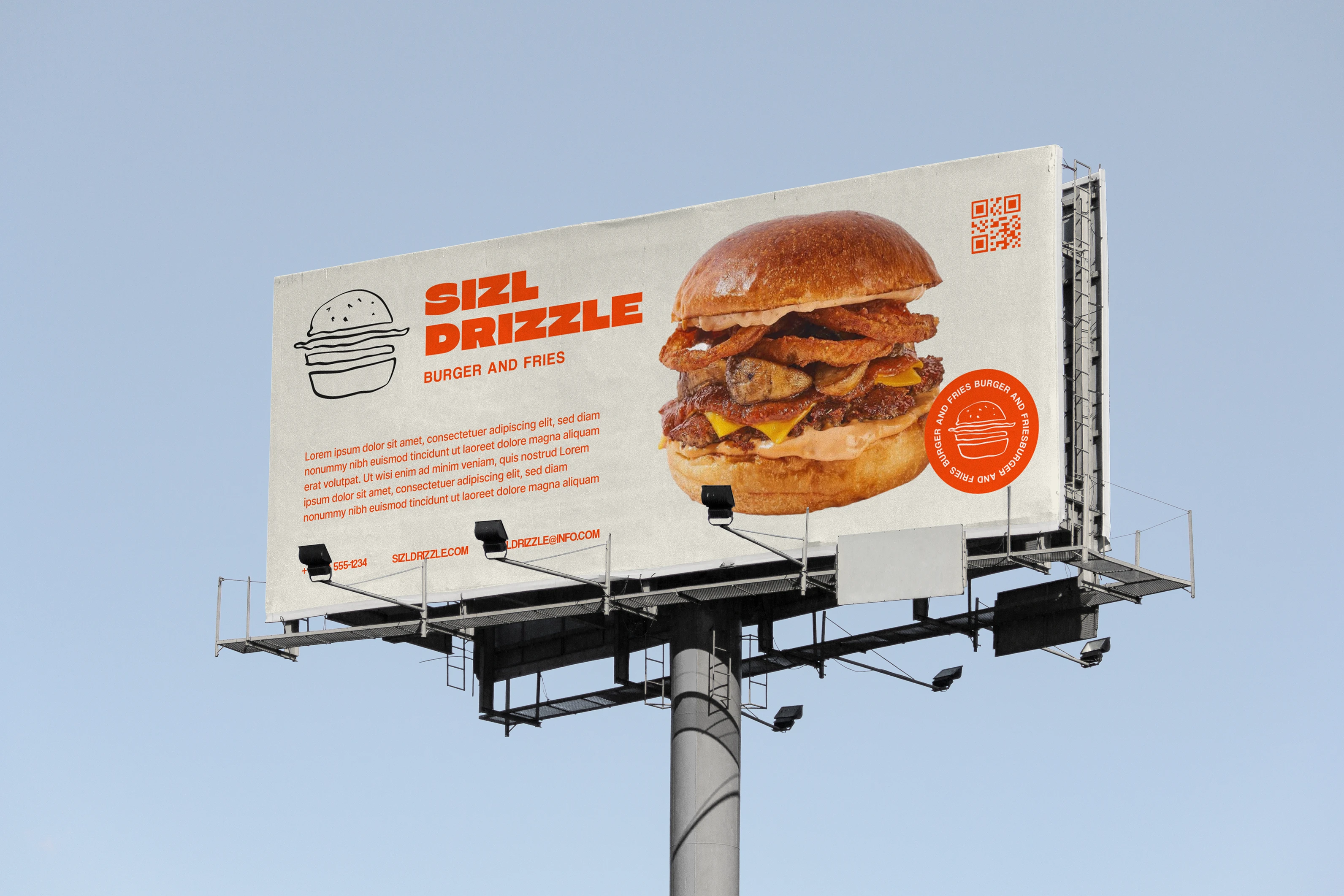 SIZL DRIZZLE Burger & fries — Изображение №39 — Брендинг на Dprofile