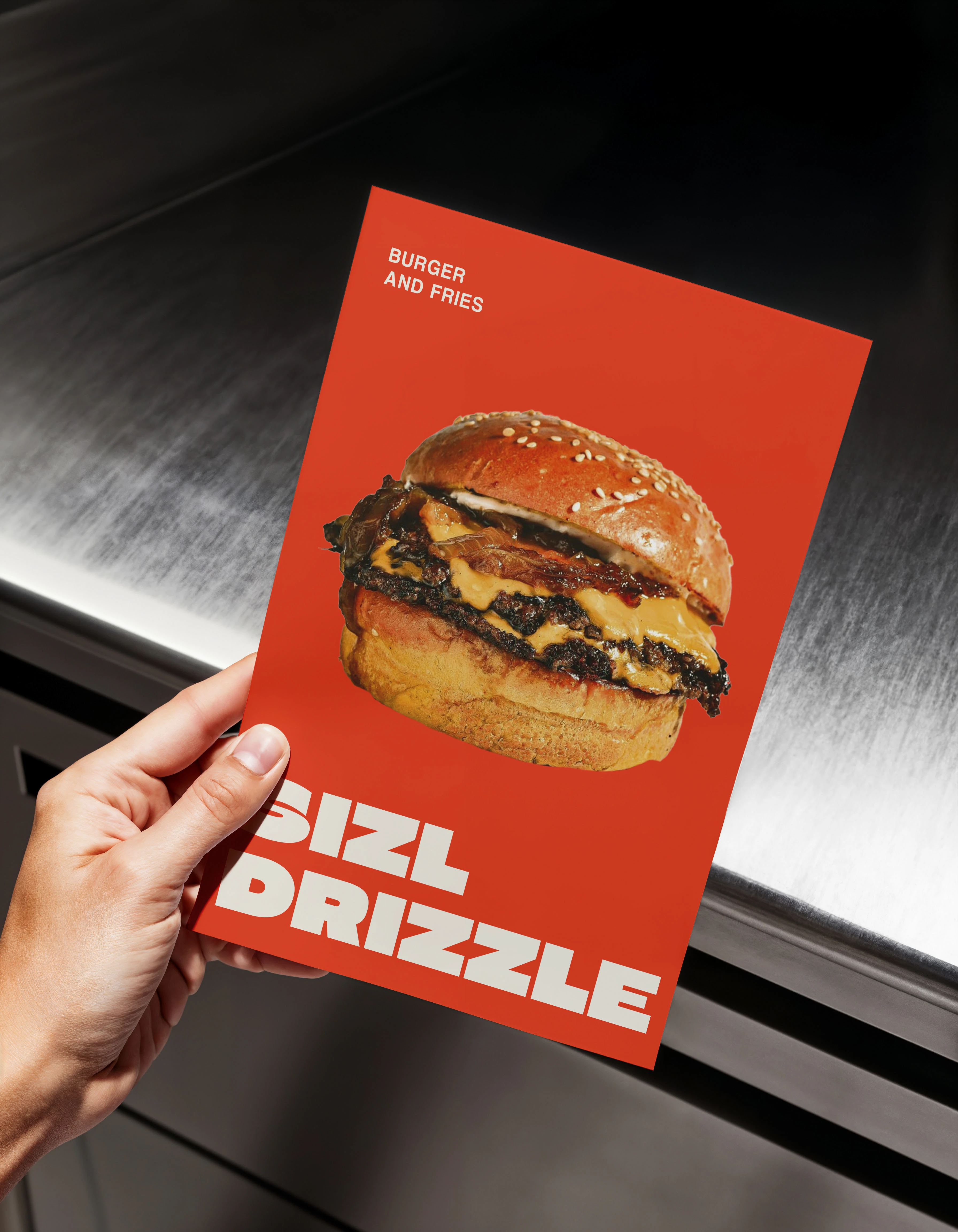 SIZL DRIZZLE Burger & fries — Изображение №11 — Брендинг на Dprofile