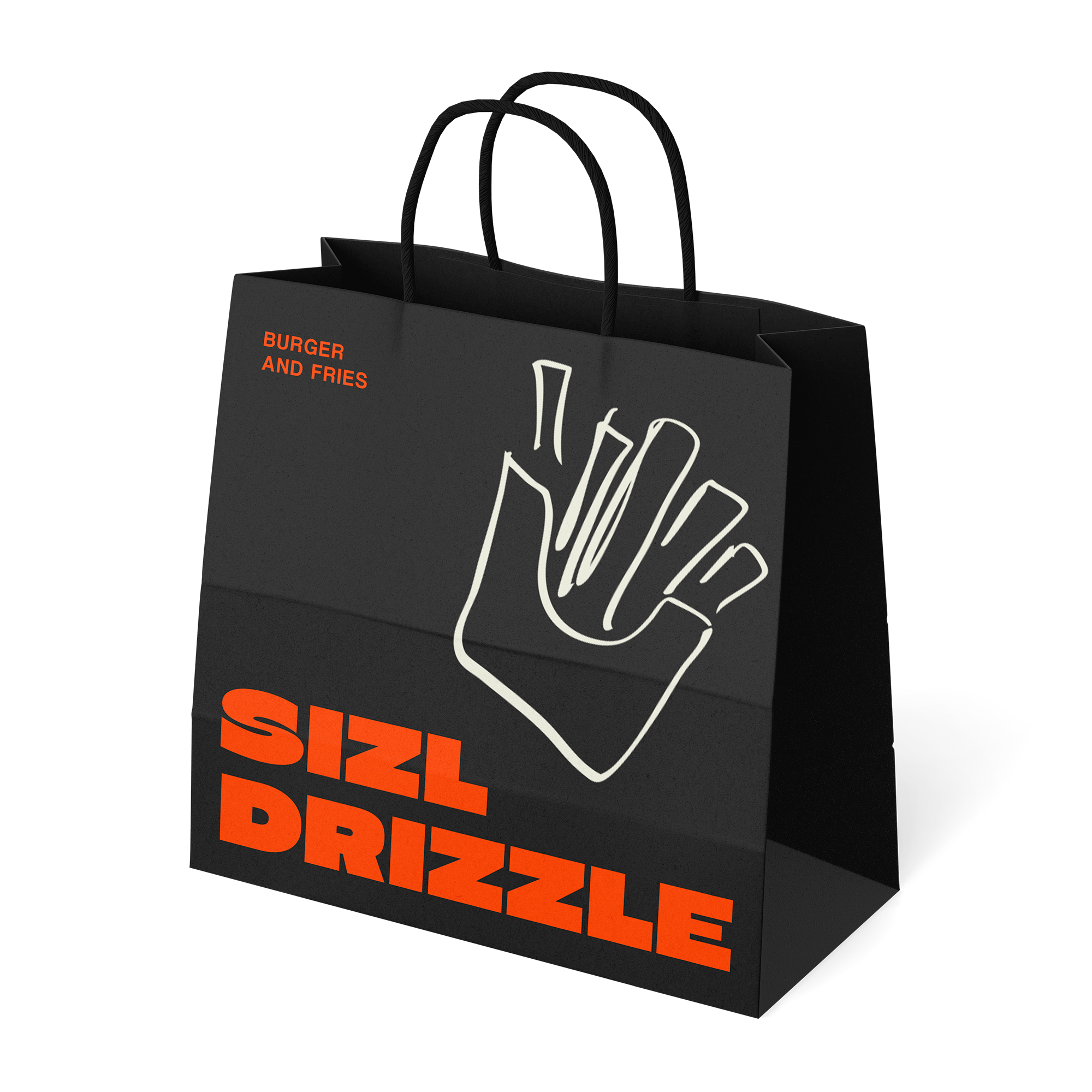 SIZL DRIZZLE Burger & fries — Изображение №28 — Брендинг на Dprofile