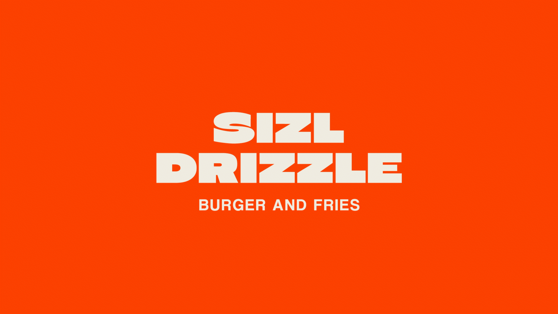 SIZL DRIZZLE Burger & fries — Изображение №1 — Брендинг на Dprofile