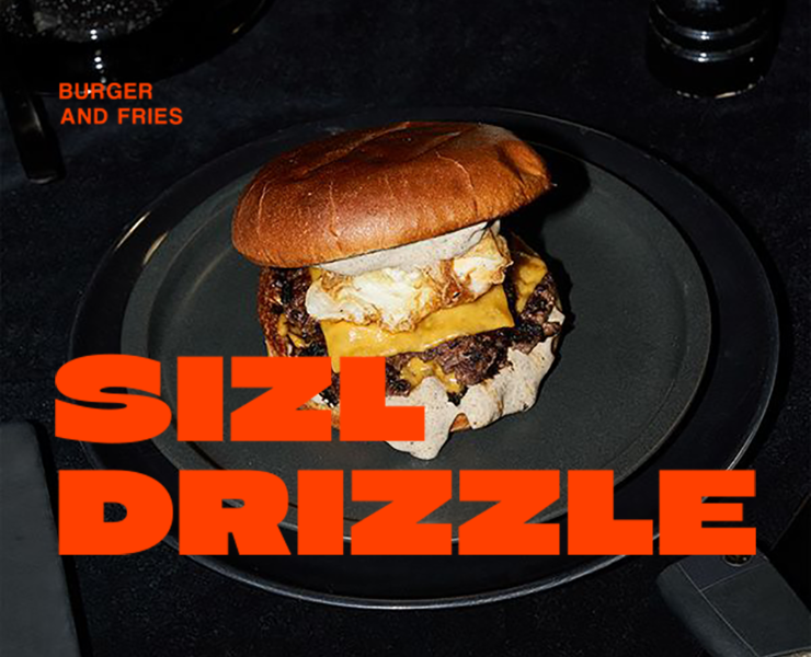 SIZL DRIZZLE Burger & fries на Dprofile