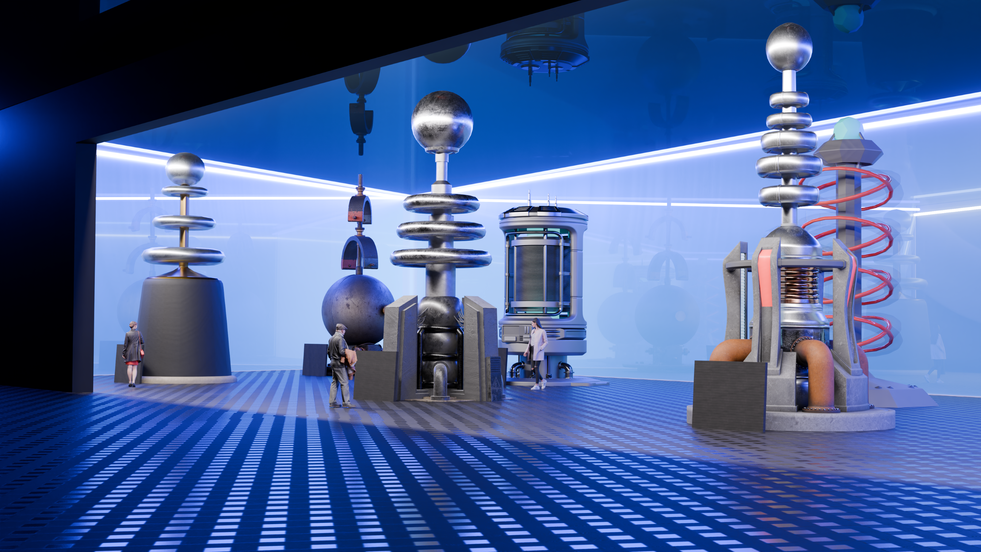 Импульс неба - дизайн музея + верстка — Изображение №3 — Брендинг, 3D на Dprofile