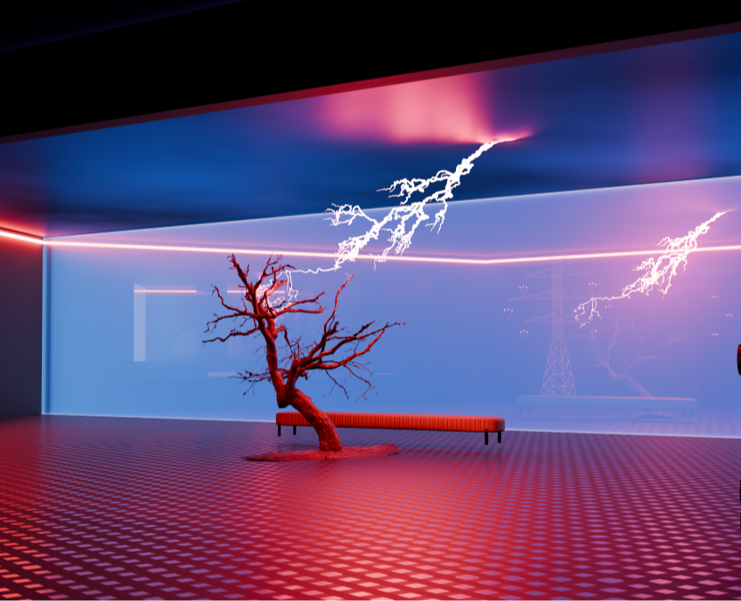 Импульс неба - дизайн музея + верстка — Брендинг, 3D на Dprofile