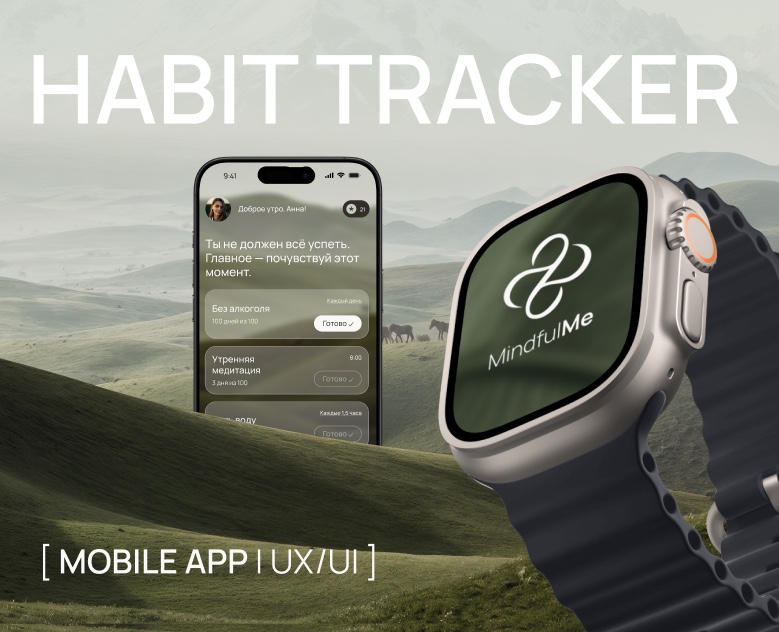 Трекер привычек MinfulMe на Dprofile