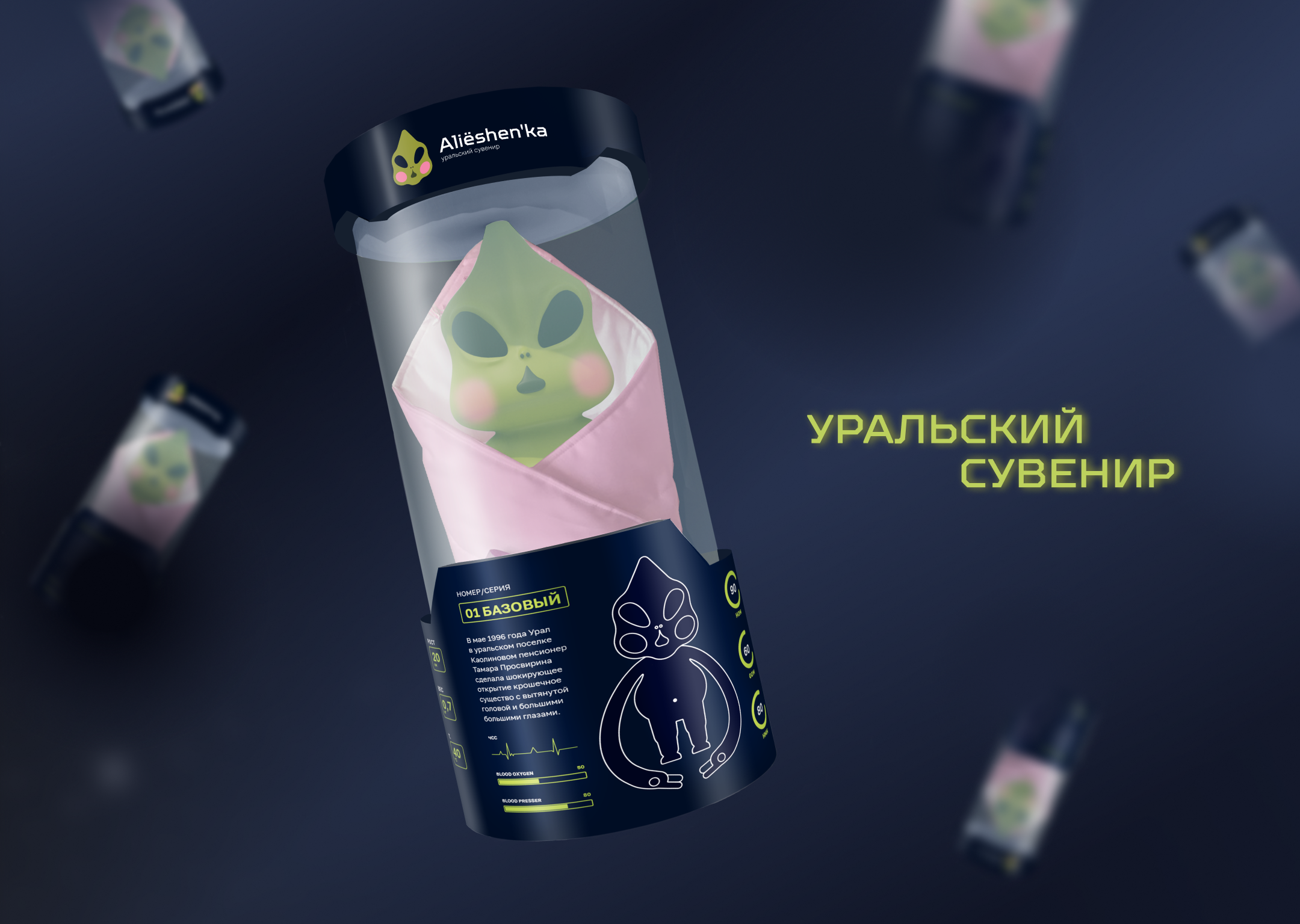 Brand of Ural souvenirs pupsik «Aliёshen'ka» — Изображение №1 — Брендинг, Иллюстрация на Dprofile