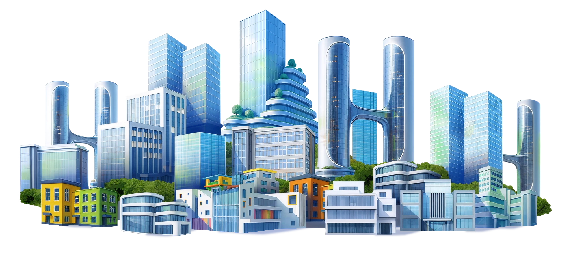 АТОМГРАД: город будущего — Изображение №1 — Иллюстрация, Графика на Dprofile