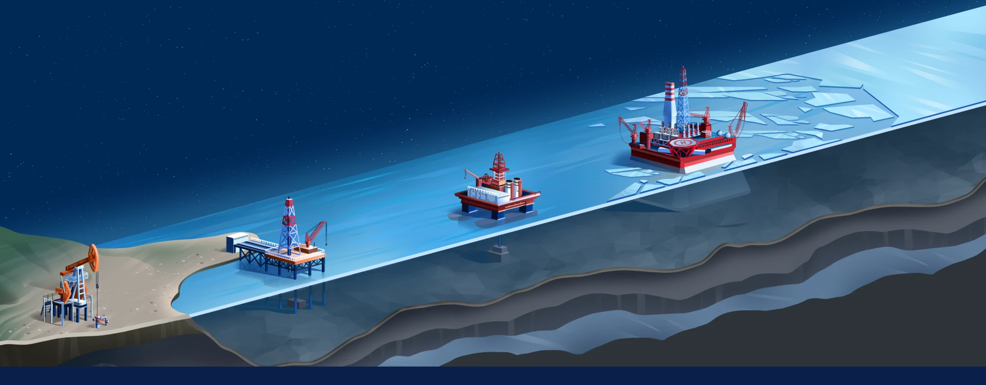 Первые в Арктике. Иллюстрации — Изображение №5 — Иллюстрация, Графика на Dprofile