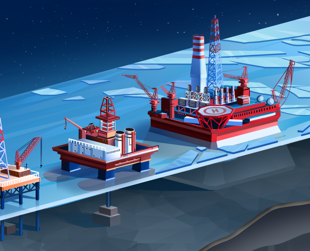 Первые в Арктике. Иллюстрации — Иллюстрация, Графика на Dprofile