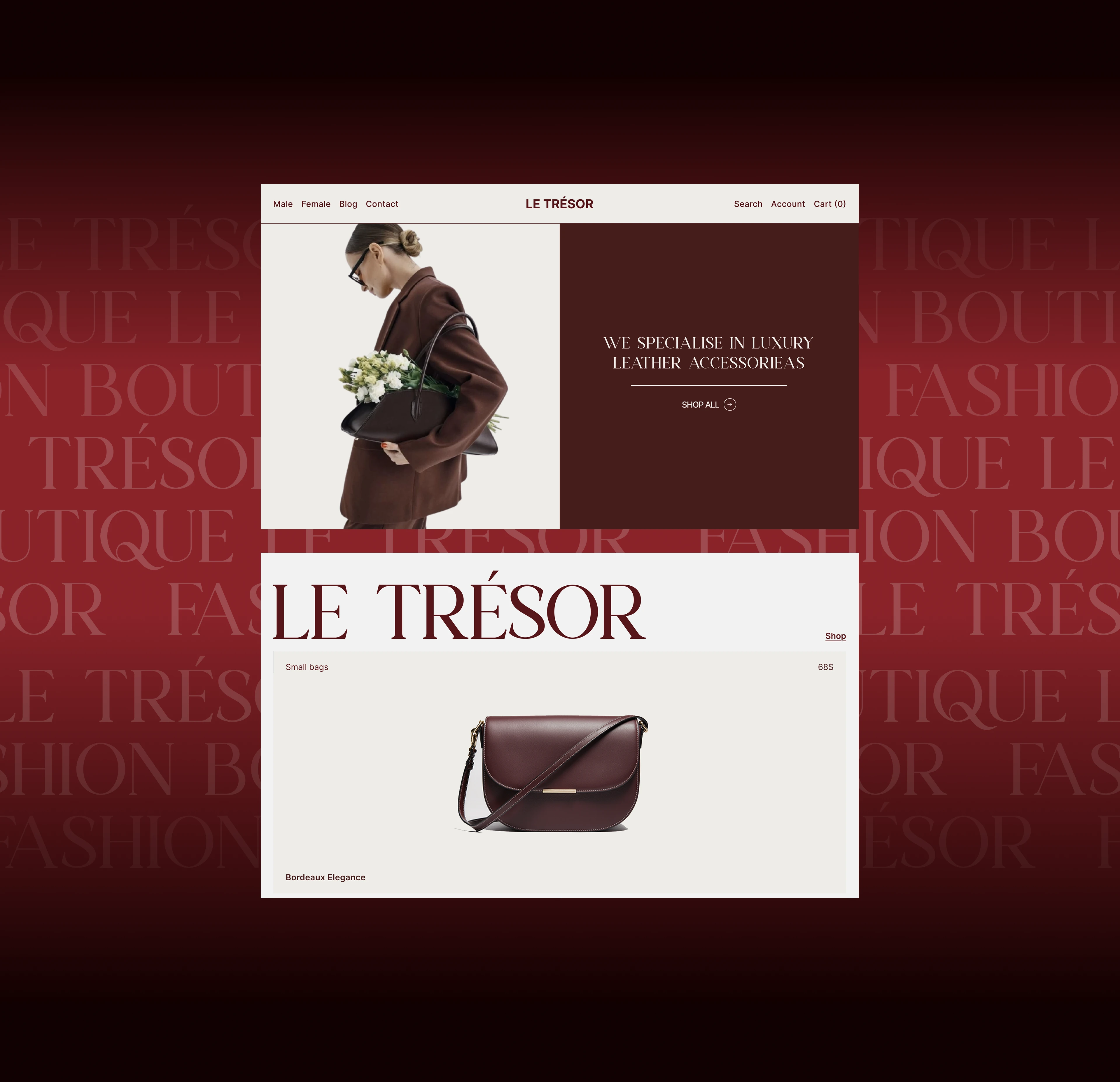 [Le Trésor] Online Store — Изображение №4 — Интерфейсы на Dprofile