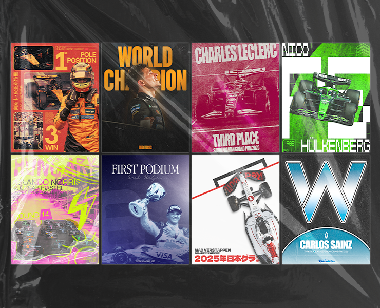 Posters for F1 2025 — Графика на Dprofile