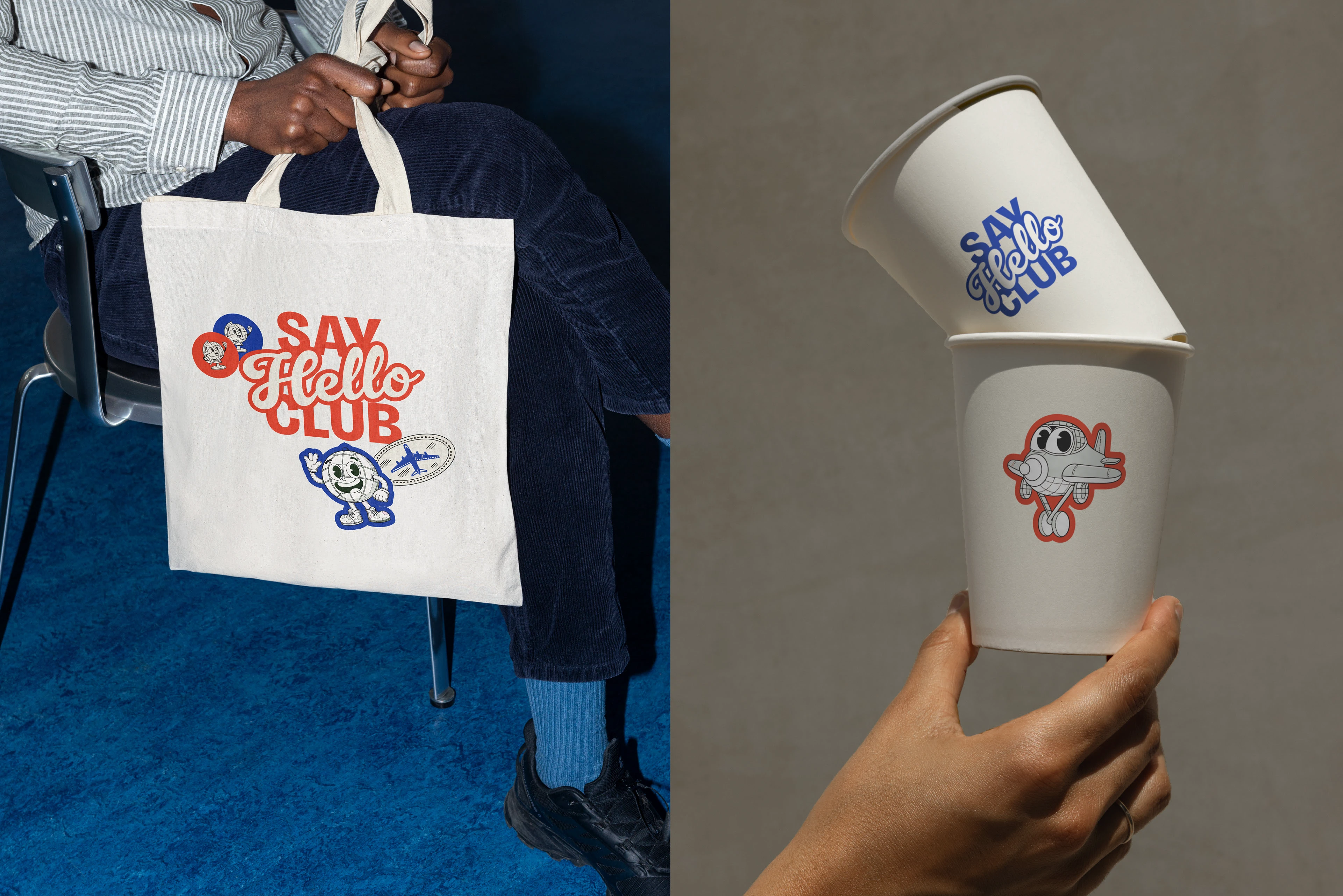 Say Hello Club / language school identity — Изображение №7 — Брендинг на Dprofile