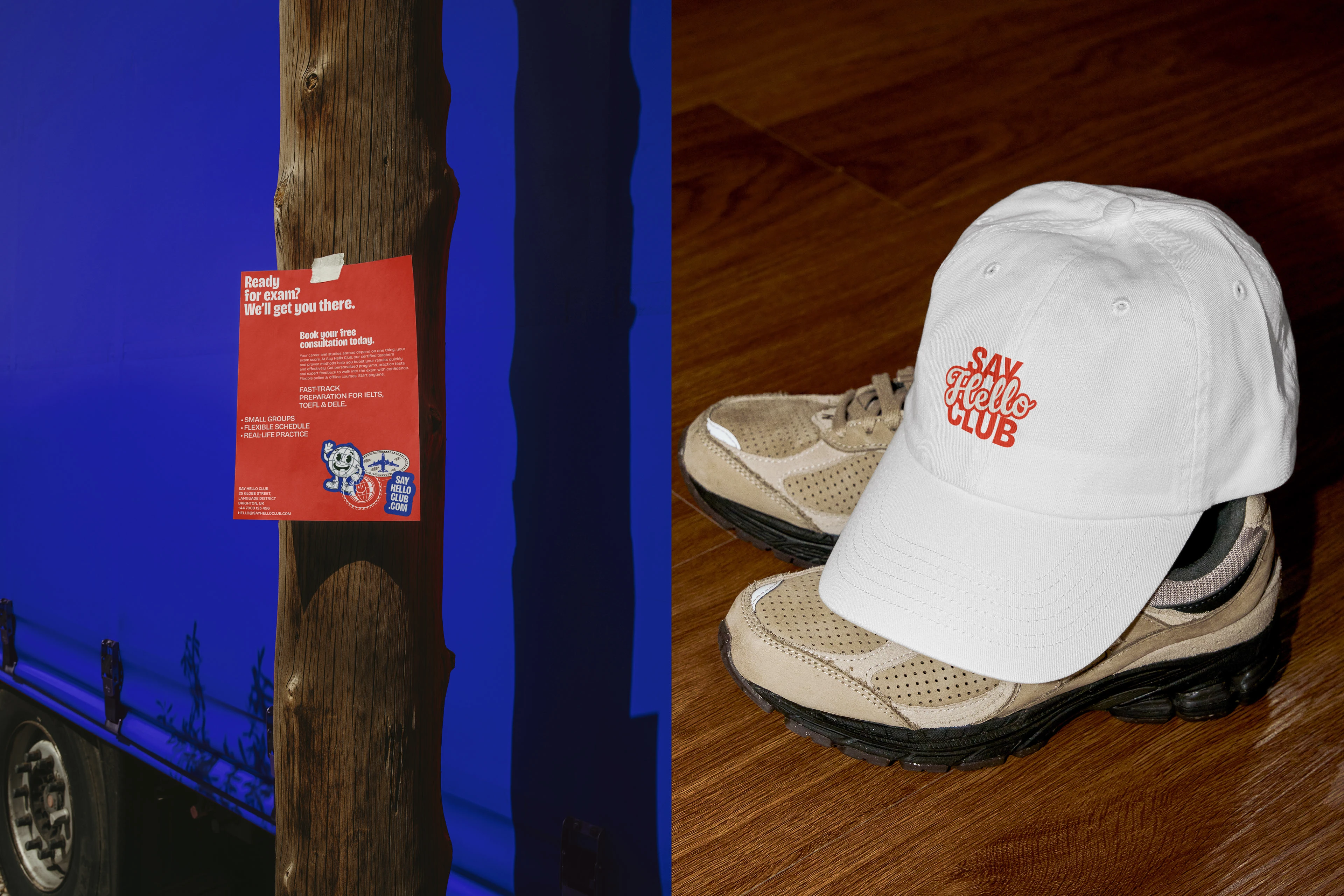 Say Hello Club / language school identity — Изображение №4 — Брендинг на Dprofile