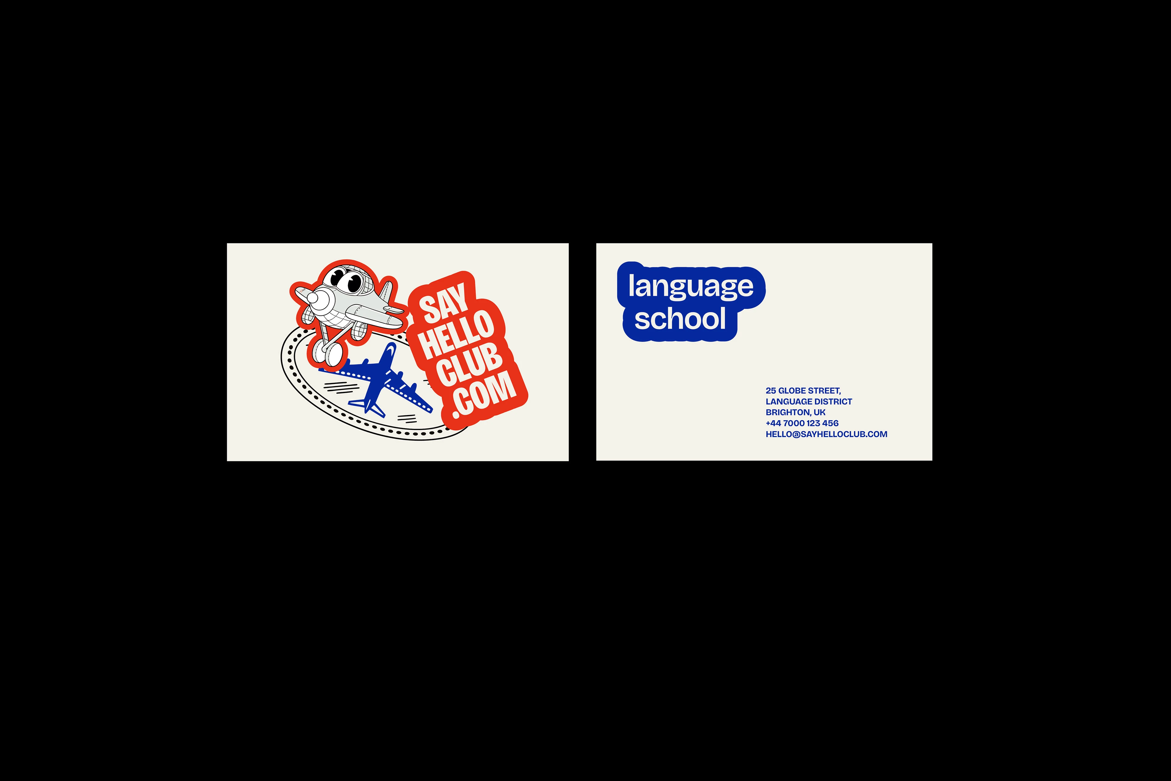 Say Hello Club / language school identity — Изображение №8 — Брендинг на Dprofile