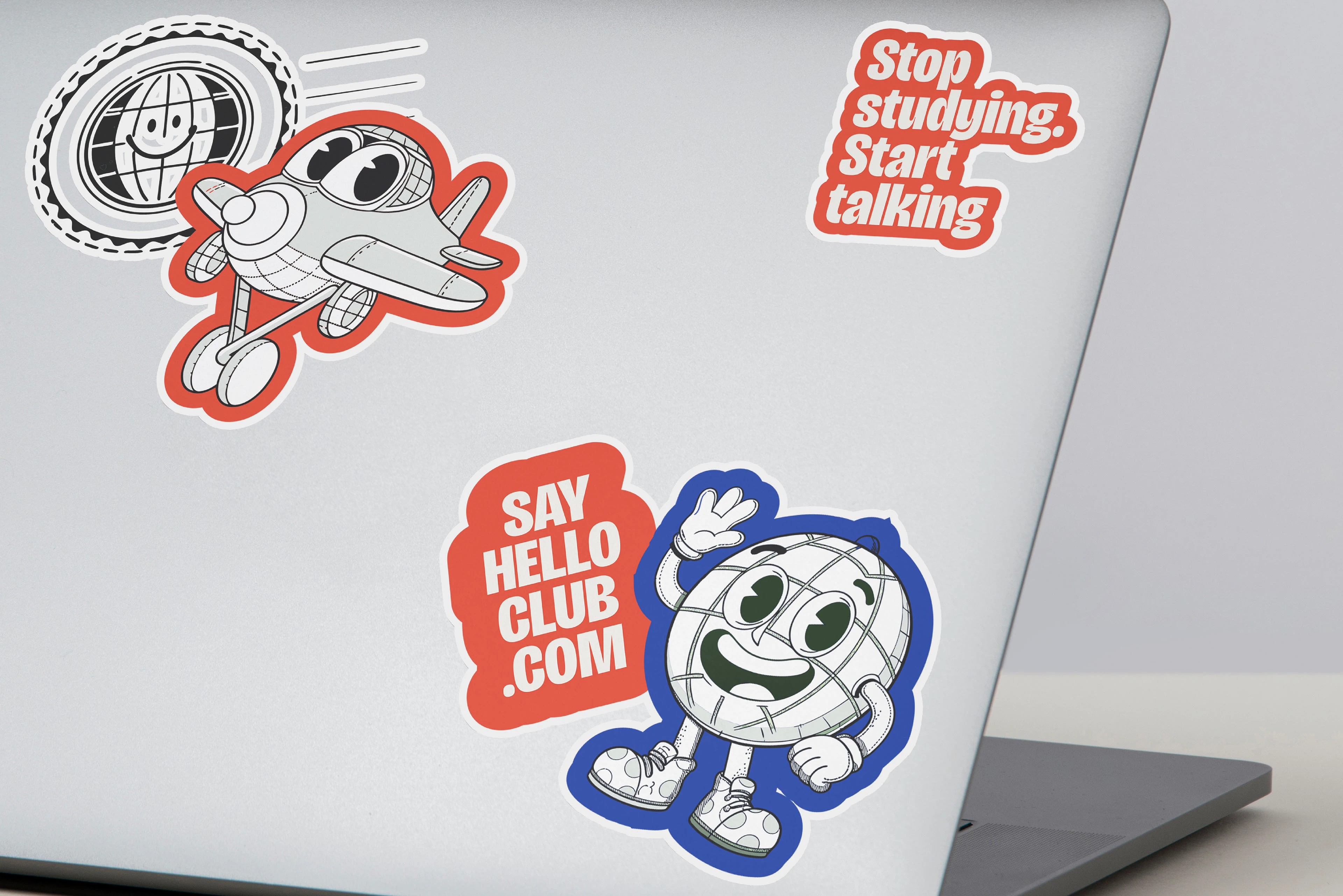 Say Hello Club / language school identity — Изображение №10 — Брендинг на Dprofile