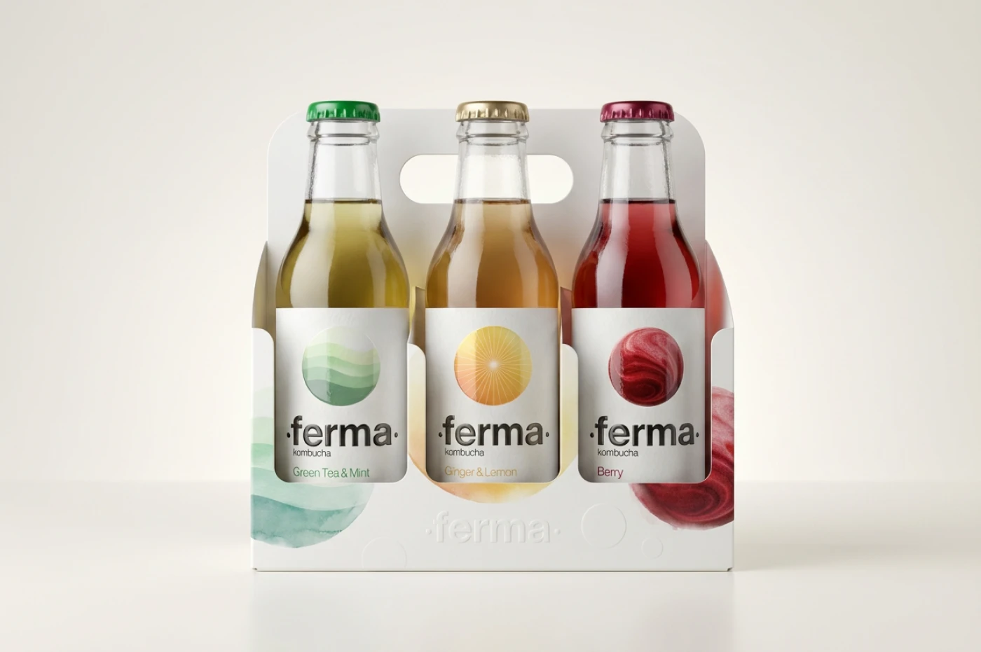 ferma / дизайн упаковки комбучи — Изображение №10 — Брендинг на Dprofile