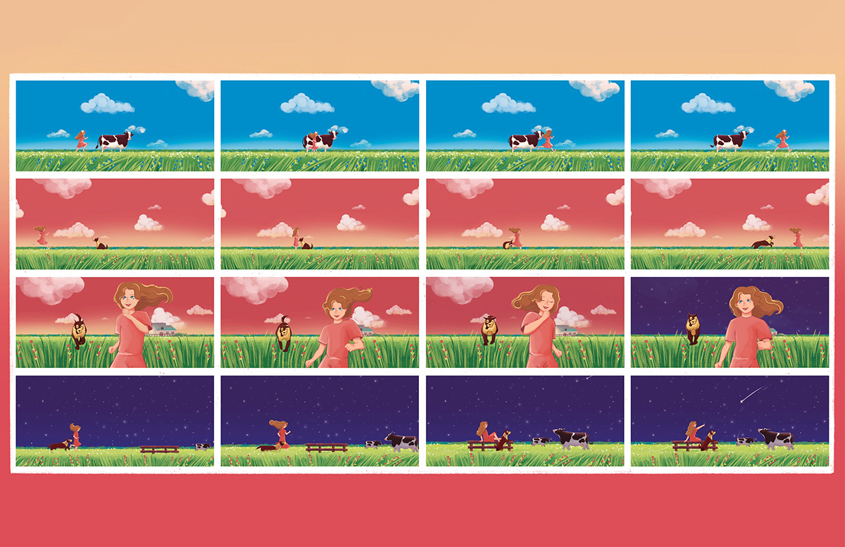 Реклама молока 2д и 3д анимация — Изображение №4 — Иллюстрация, Анимация на Dprofile