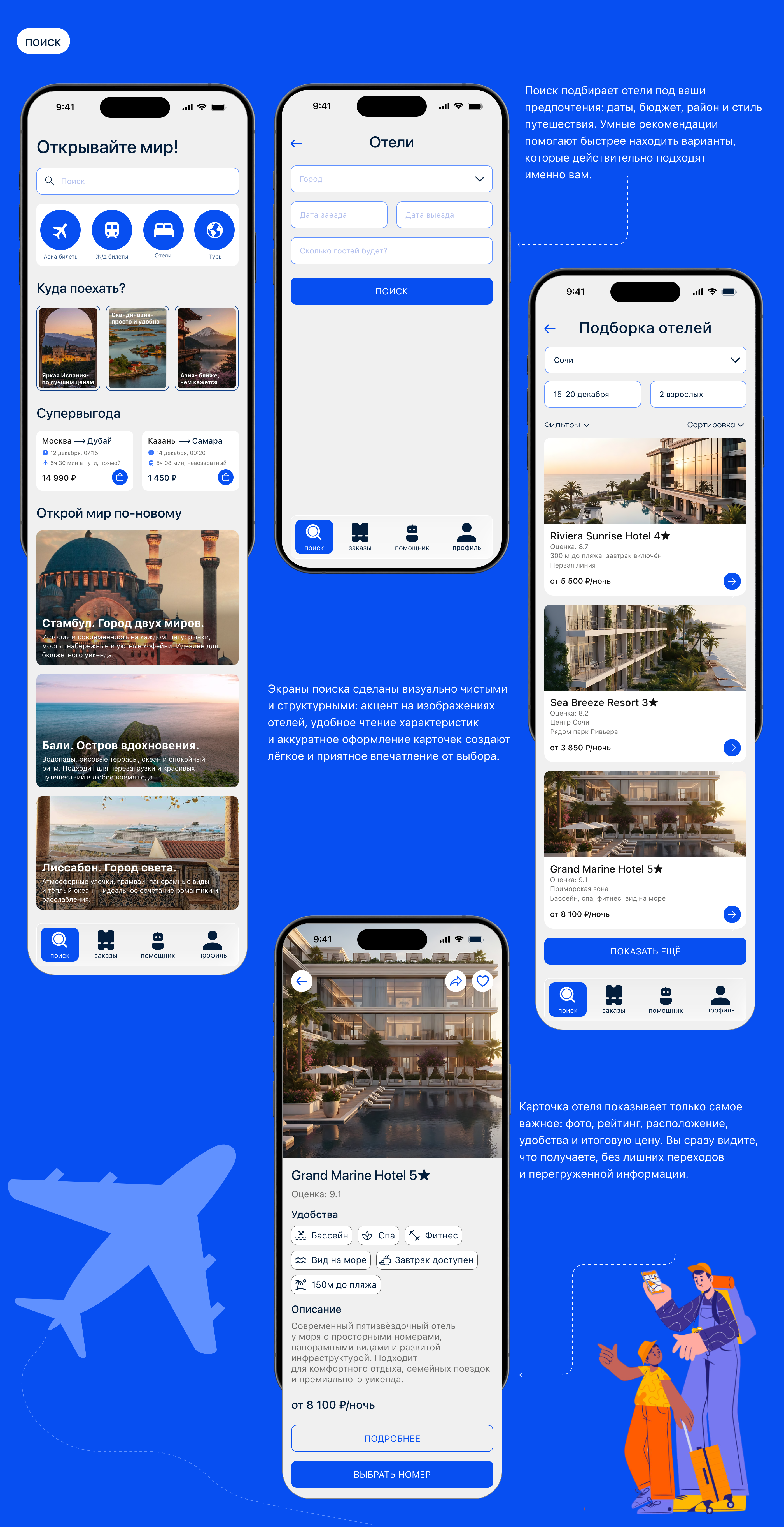 TRAVELY/ Mobile travel app — Изображение №8 — Интерфейсы на Dprofile