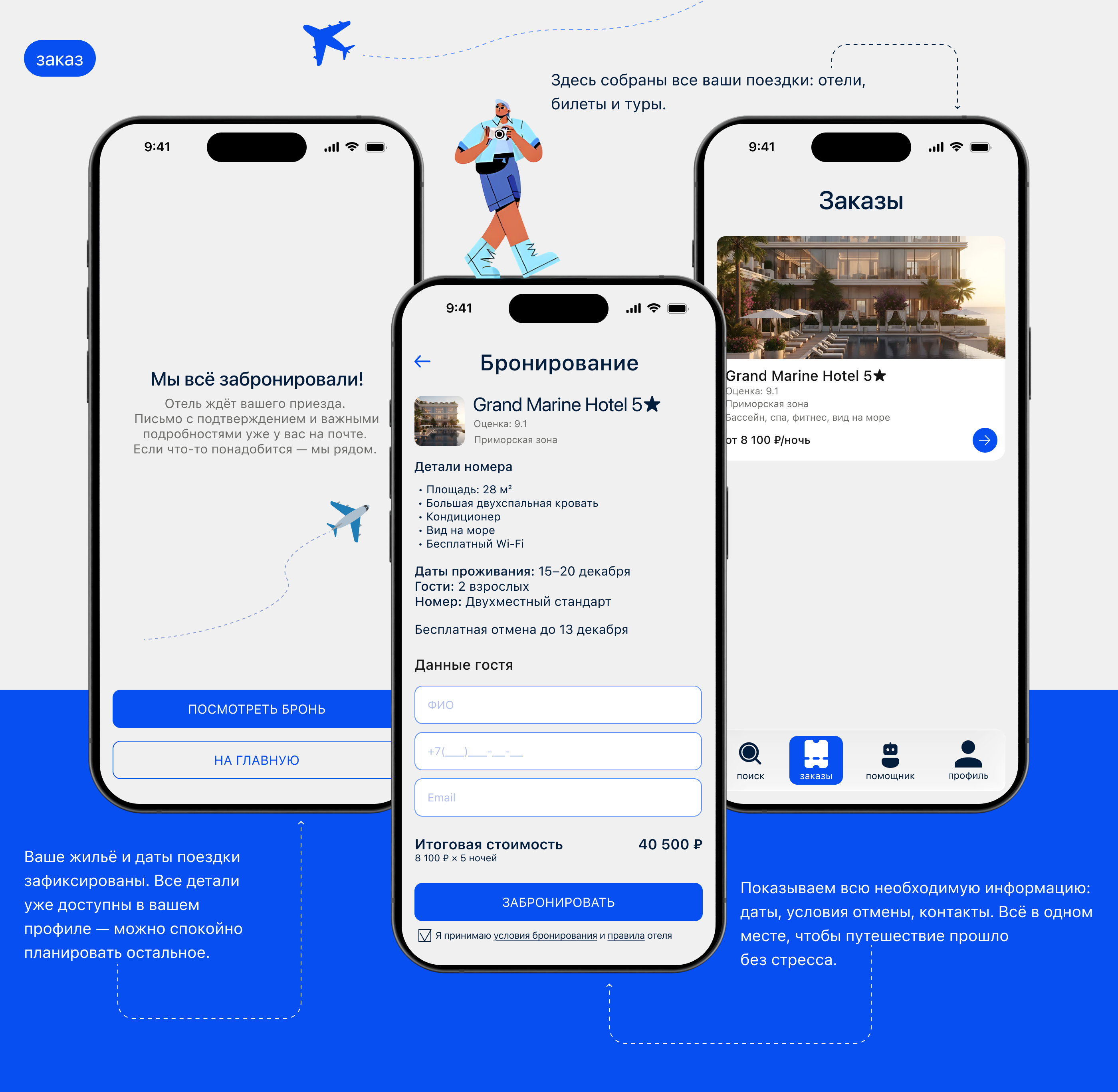TRAVELY/ Mobile travel app — Изображение №9 — Интерфейсы на Dprofile
