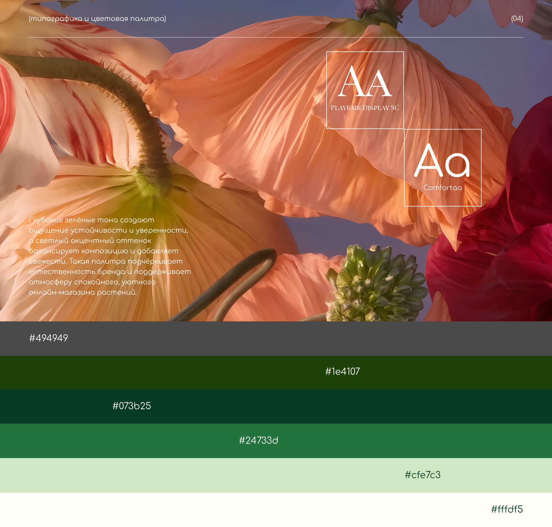 Floria online store — Изображение №6 — Интерфейсы на Dprofile