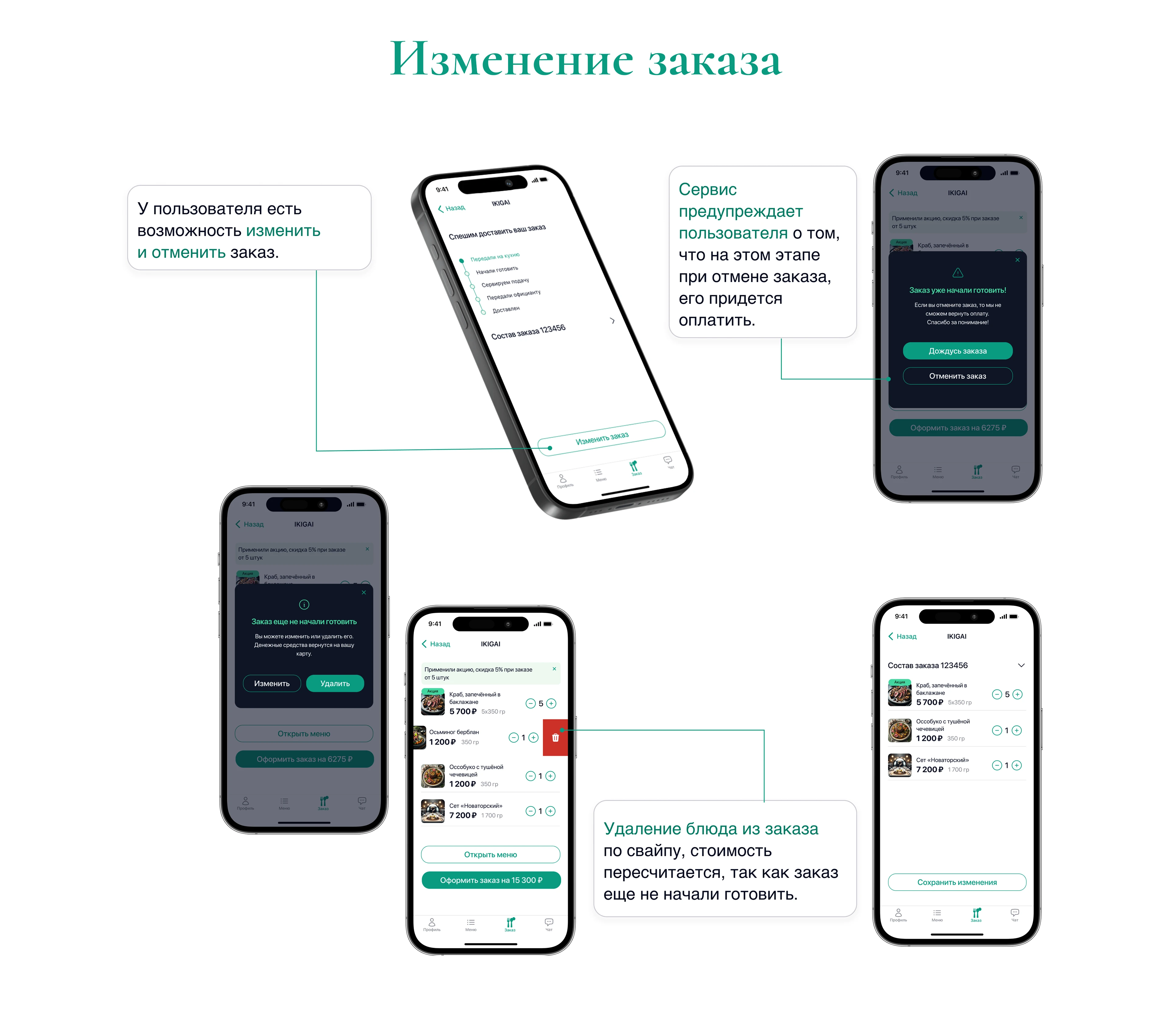 Мобильное приложение для заказа блюд в ресторане «Икигай» — Изображение №12 — Интерфейсы на Dprofile
