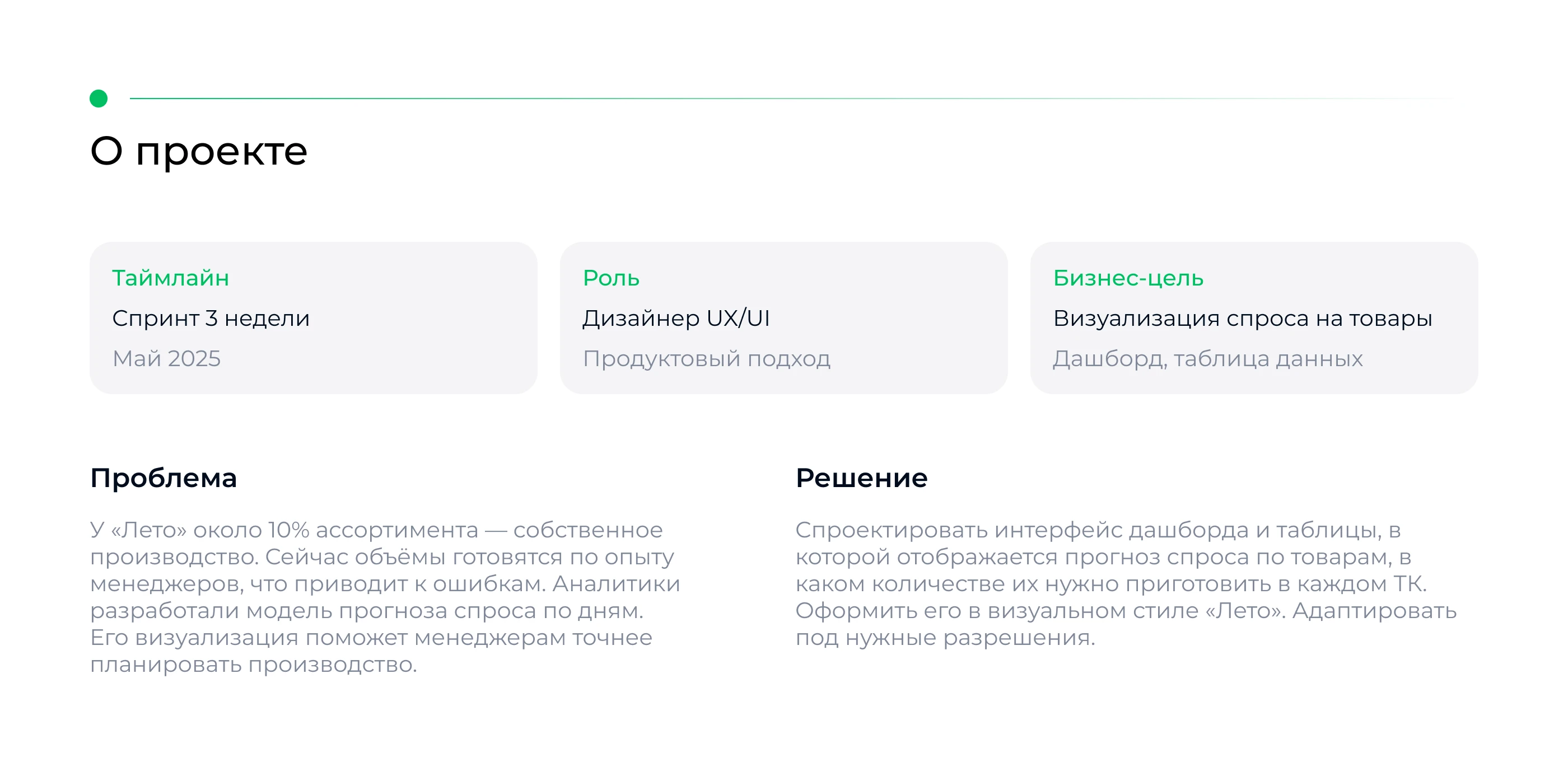 Дашборд для сети гипермаркетов «Лето» — Изображение №2 — Интерфейсы на Dprofile