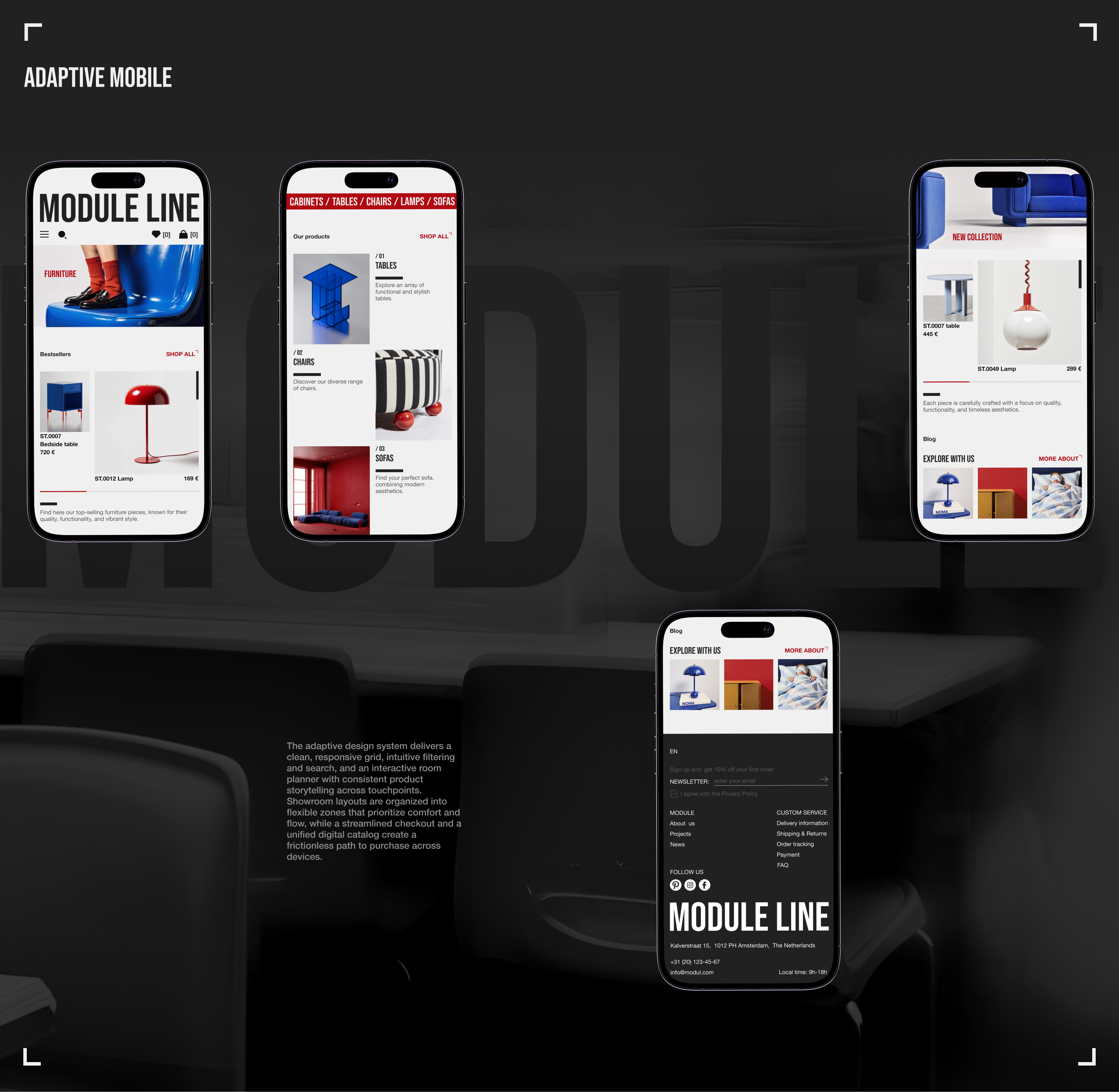 MODULE LINE FURNITURE on-line store — Изображение №13 — Интерфейсы на Dprofile