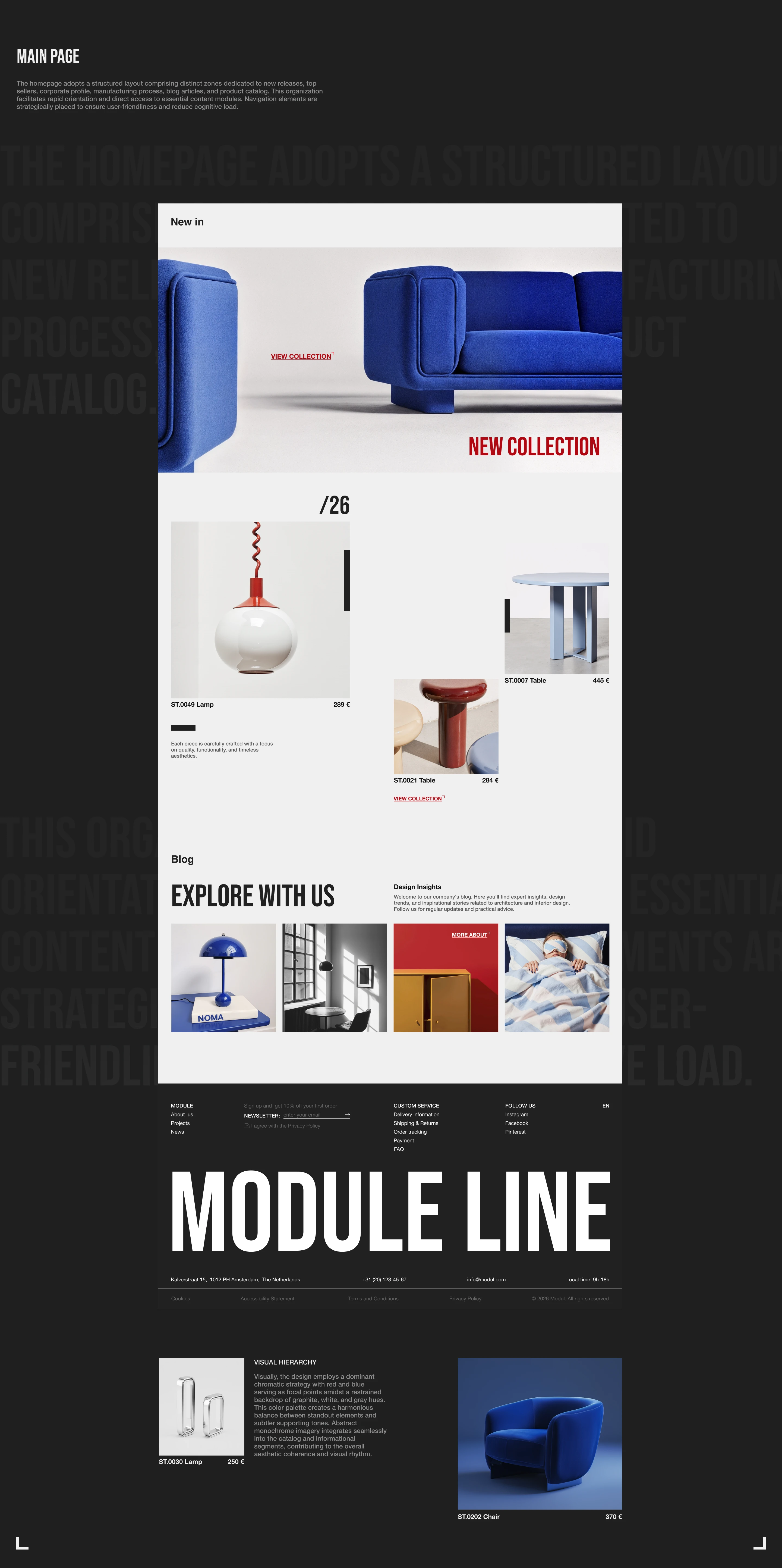 MODULE LINE FURNITURE on-line store — Изображение №11 — Интерфейсы на Dprofile