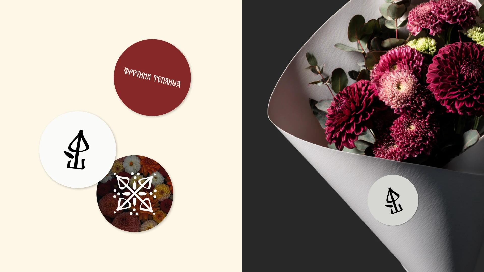 ФРОСИНА ТЕПЛИЦА — фирменный стиль цветочного магазина — Изображение №10 — Брендинг на Dprofile