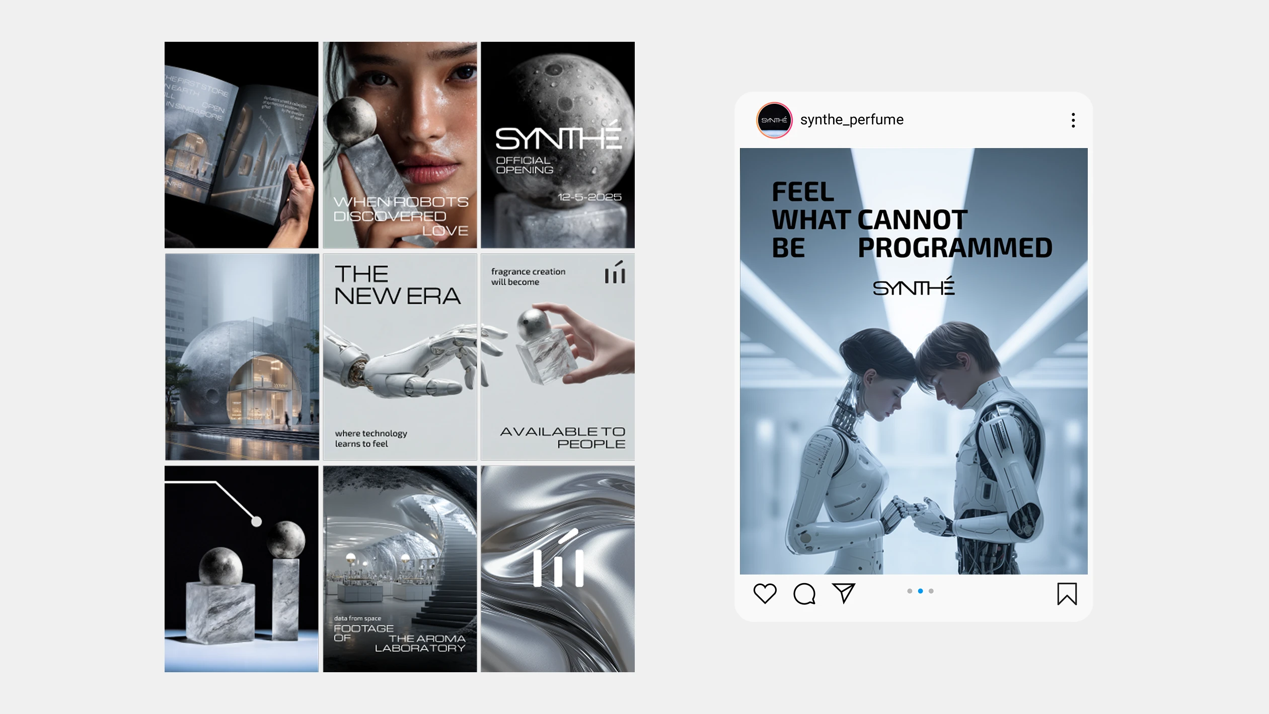 SYNTHÉ — AI-crafted fragrance brand — Изображение №22 — Брендинг на Dprofile