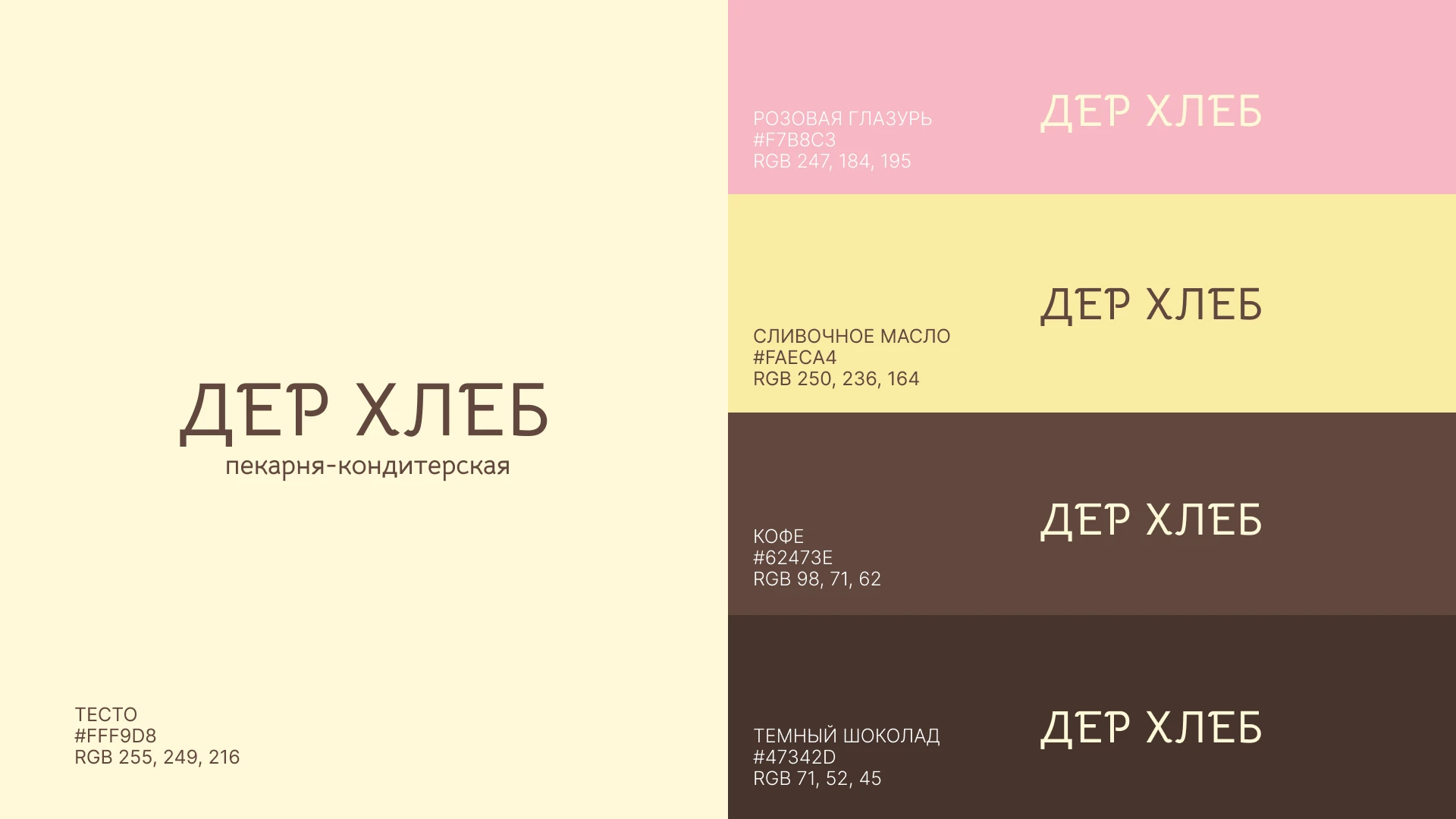 ДЕР ХЛЕБ — ребрендинг сети пекарен — Изображение №6 — Брендинг, Графика на Dprofile