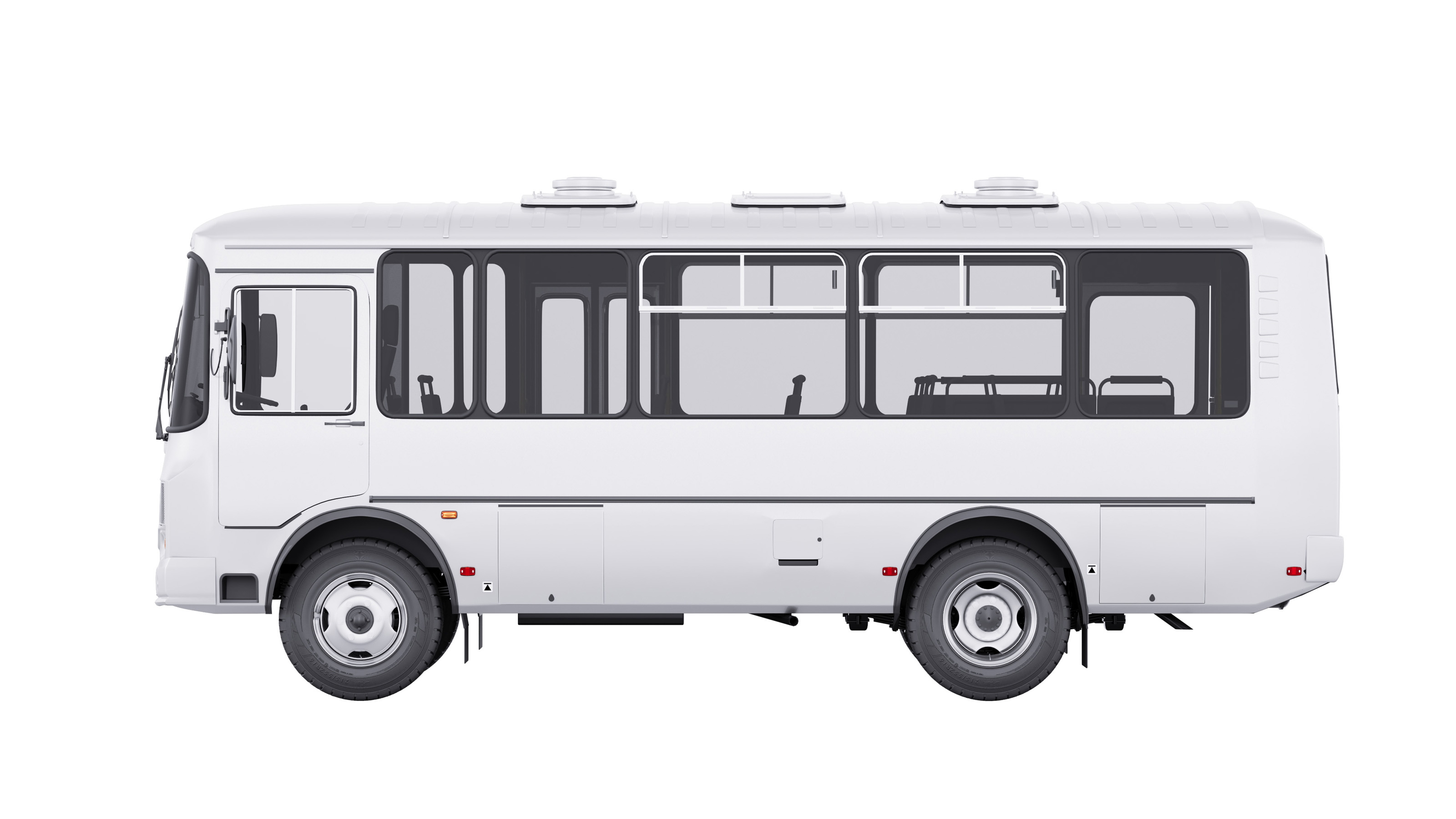 3D визуализация автобуса ПАЗ — Изображение №9 — Иллюстрация, 3D на Dprofile