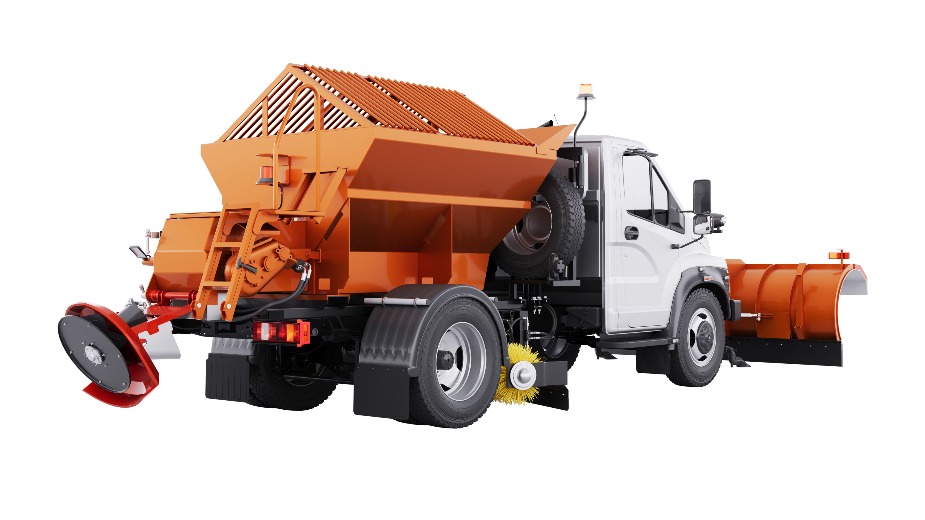 3D визуализация снегоуборочной автотехники — Изображение №12 — Иллюстрация, 3D на Dprofile