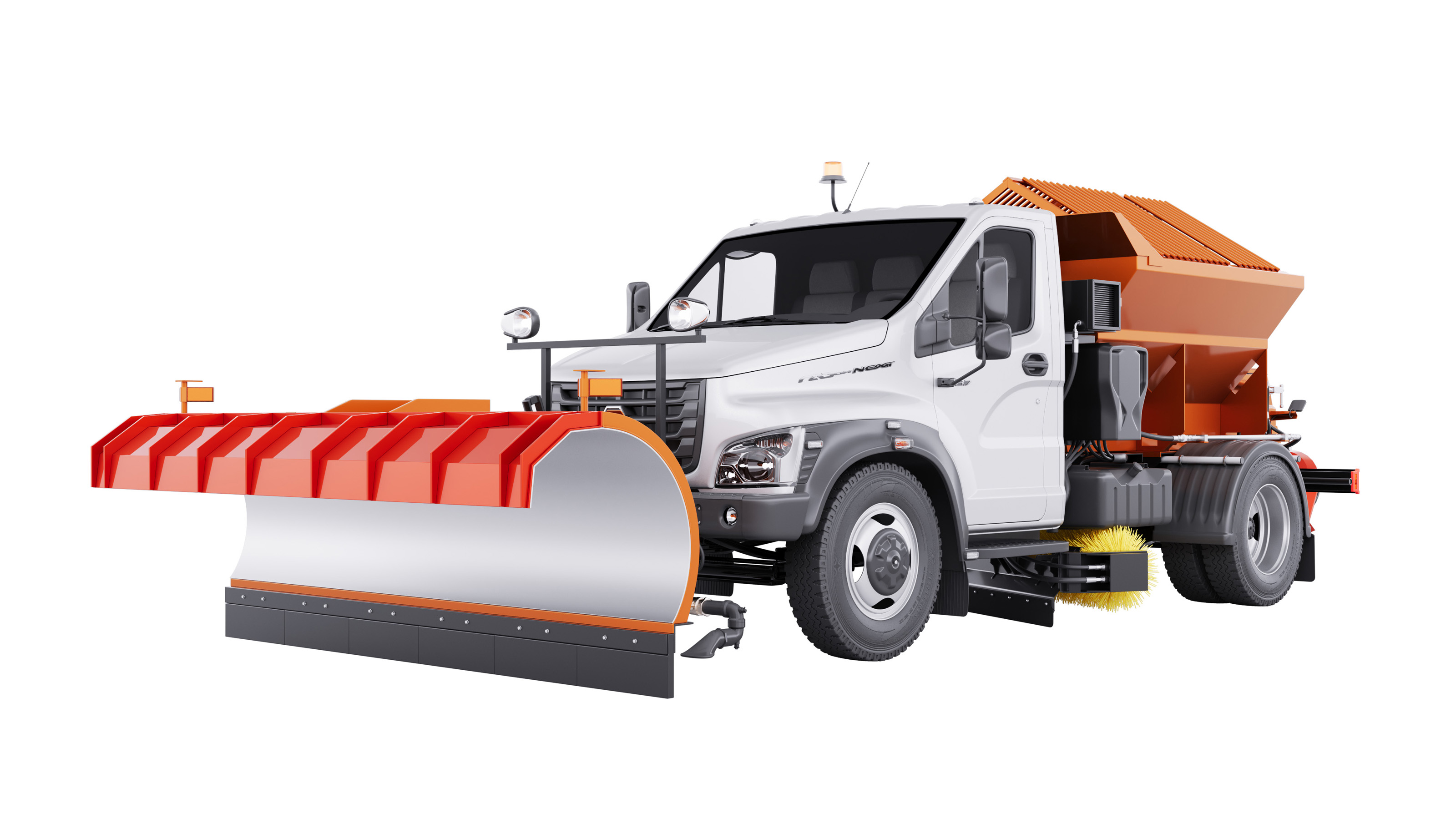 3D визуализация снегоуборочной автотехники — Изображение №16 — Иллюстрация, 3D на Dprofile