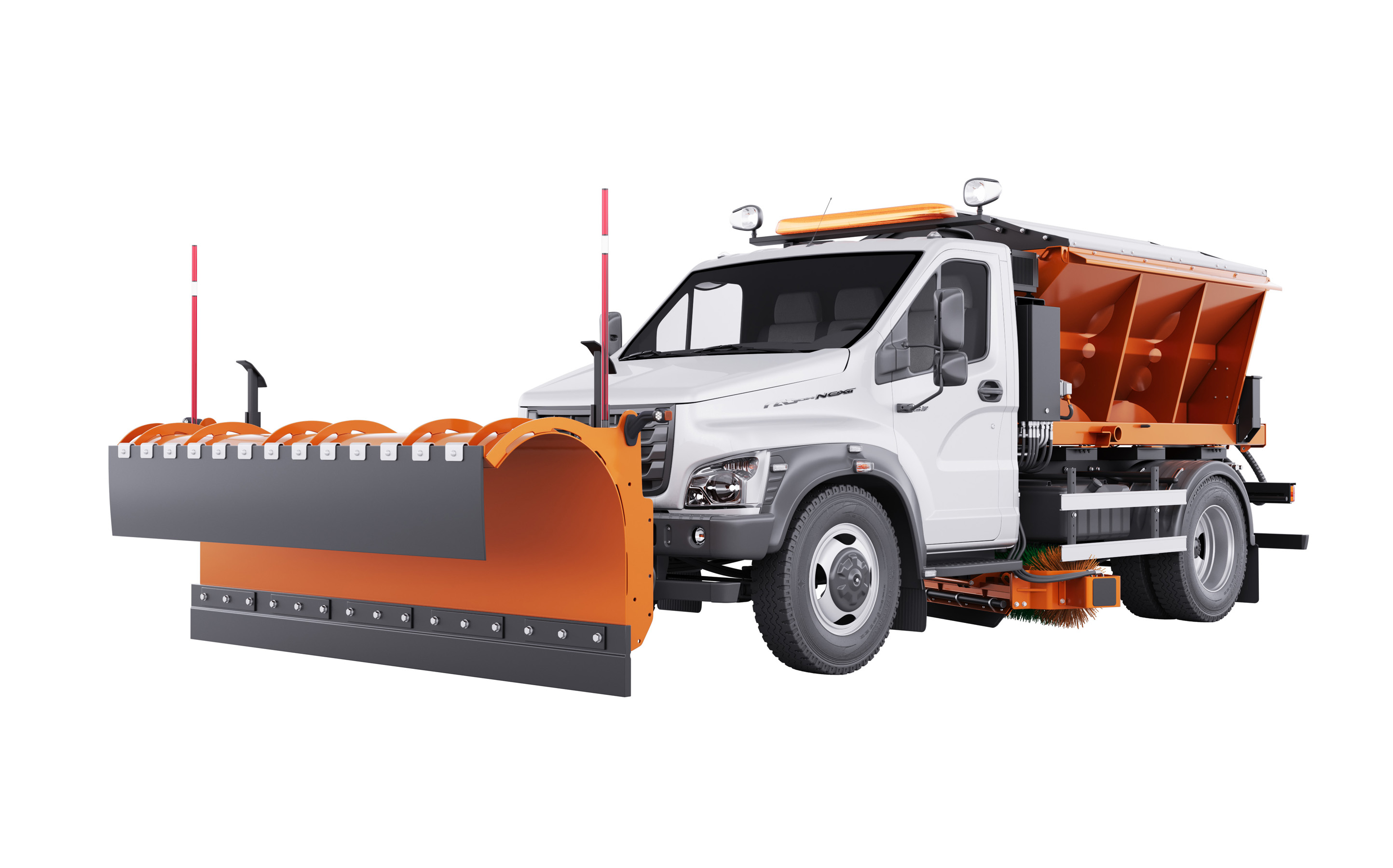 3D визуализация снегоуборочной автотехники — Изображение №8 — Иллюстрация, 3D на Dprofile