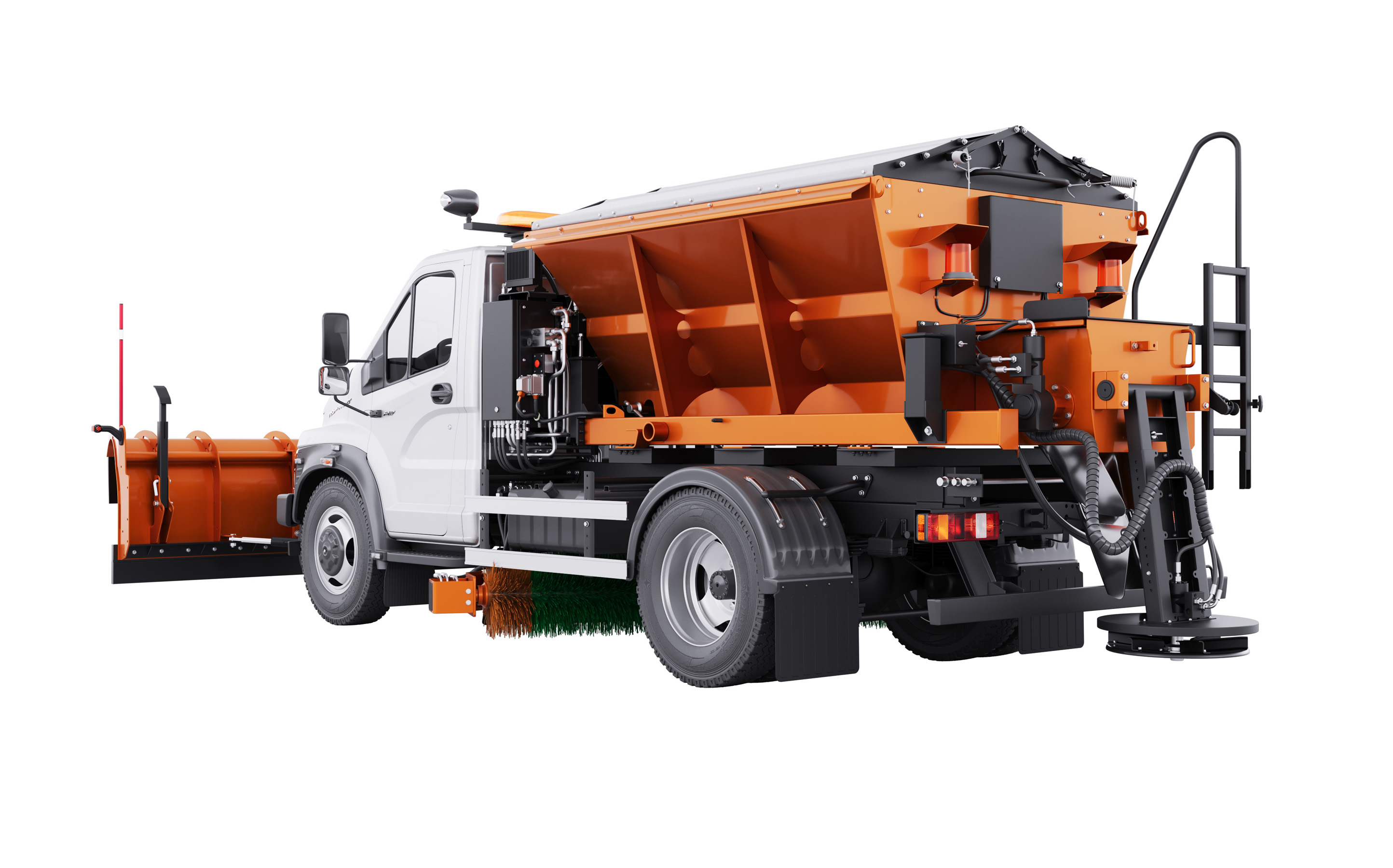 3D визуализация снегоуборочной автотехники — Изображение №6 — Иллюстрация, 3D на Dprofile