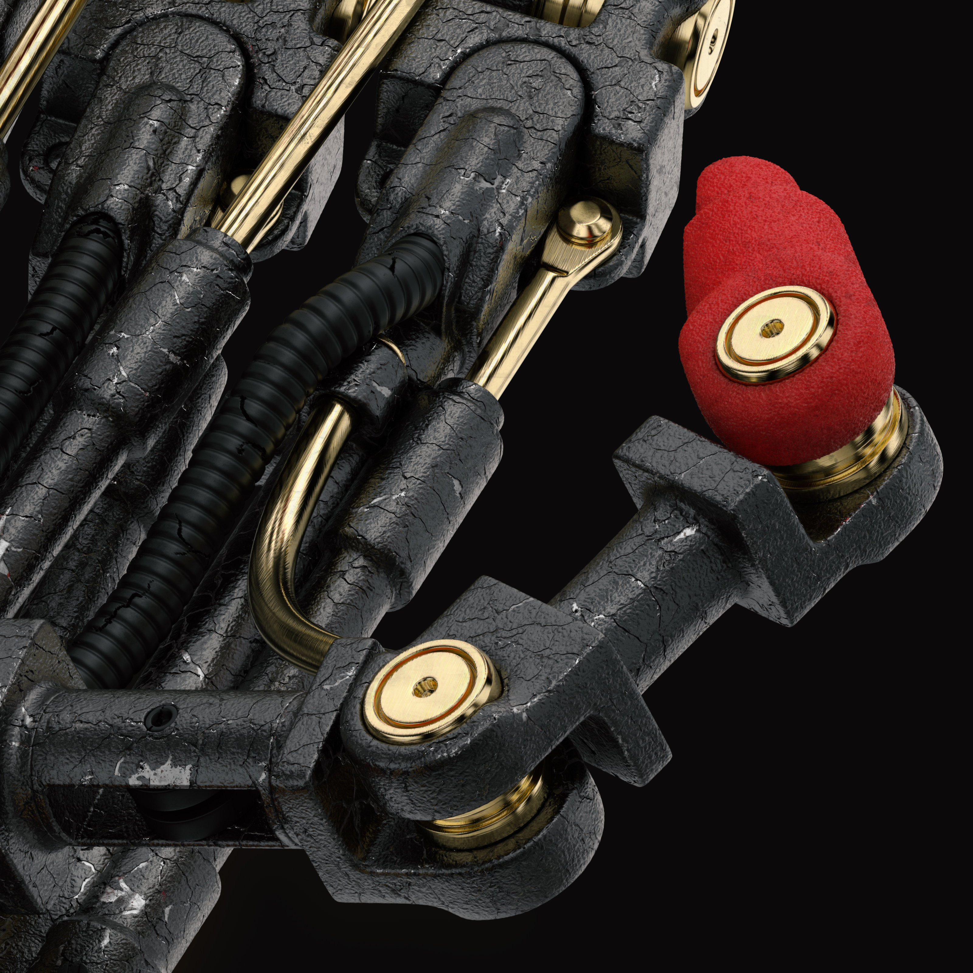 Стилизованная 3D-рука Терминатора — Изображение №4 — Брендинг, 3D на Dprofile