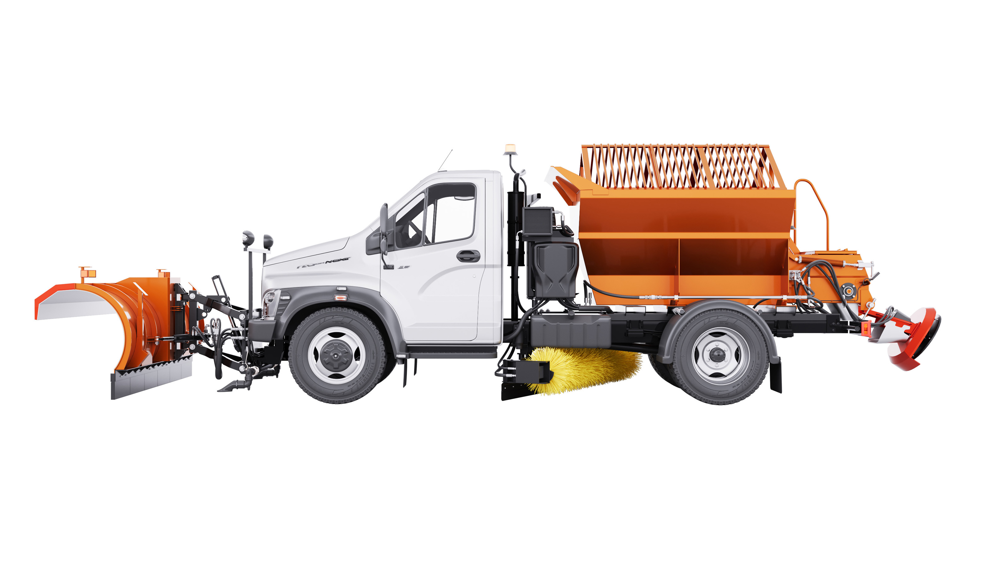 3D визуализация снегоуборочной автотехники — Изображение №15 — Иллюстрация, 3D на Dprofile