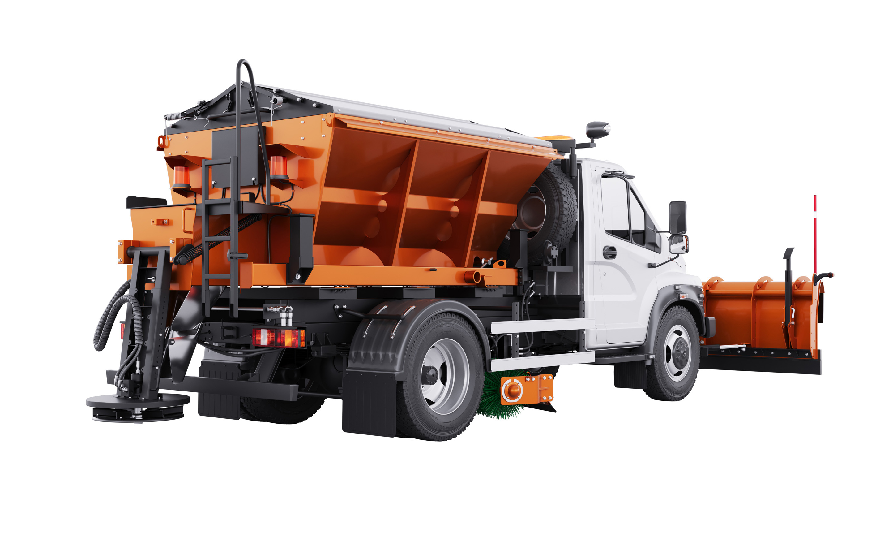 3D визуализация снегоуборочной автотехники — Изображение №4 — Иллюстрация, 3D на Dprofile