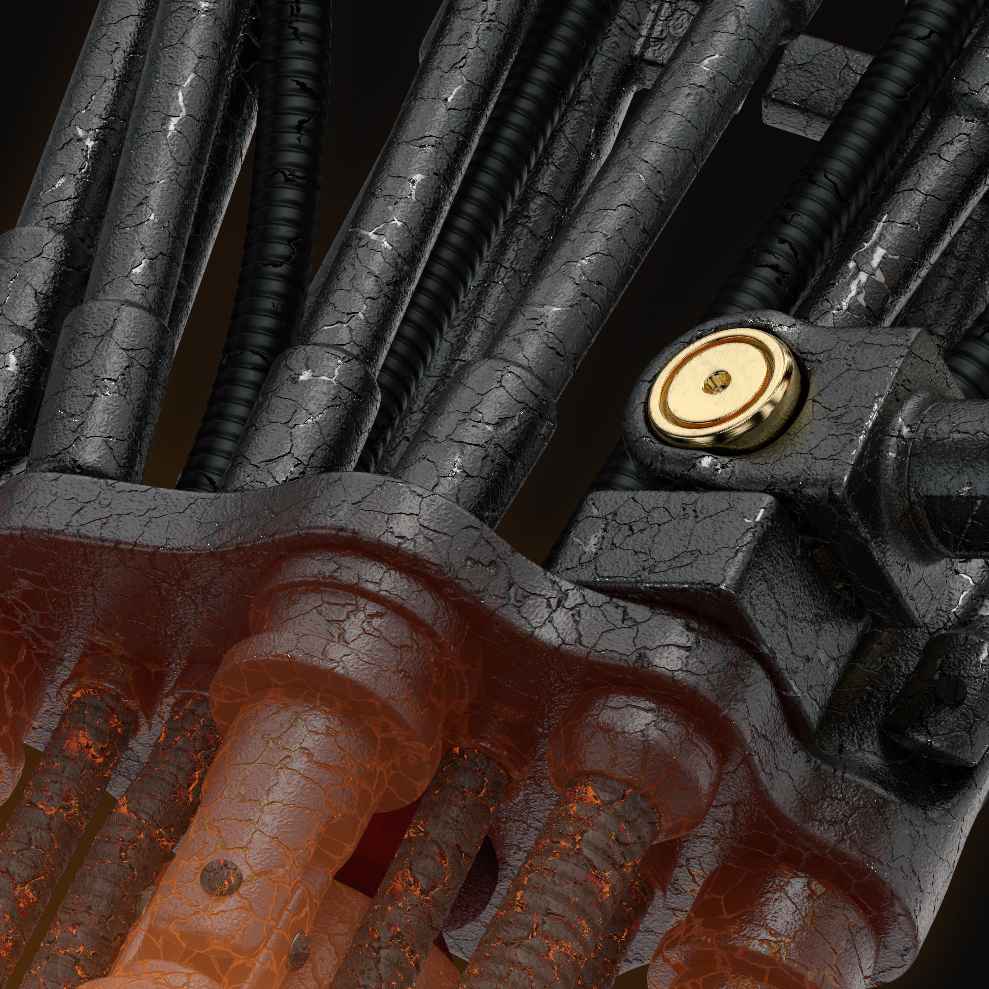 Стилизованная 3D-рука Терминатора — Изображение №3 — Брендинг, 3D на Dprofile