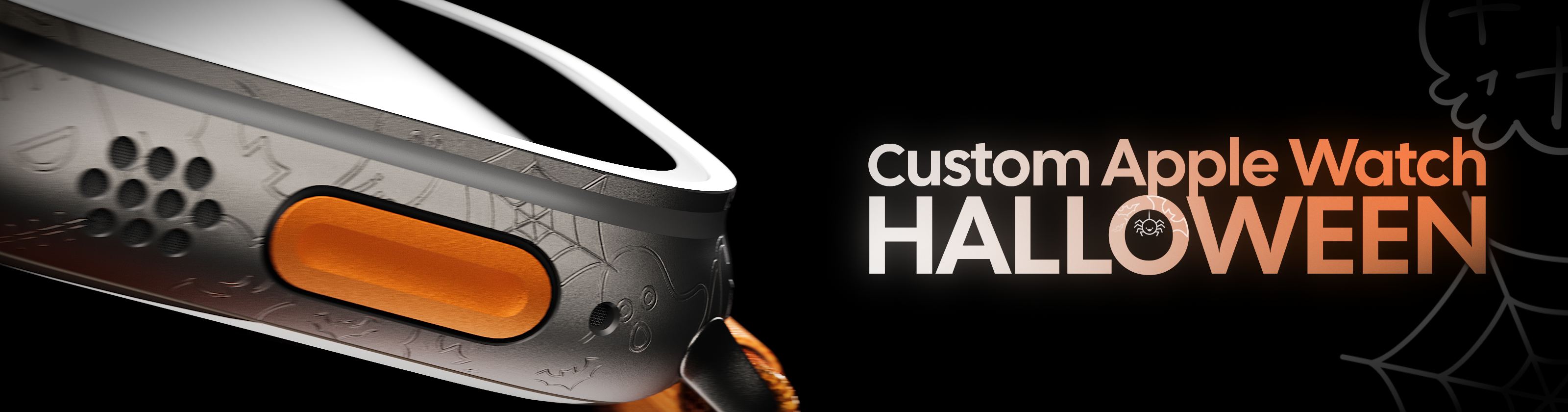 Custom Apple Watch | Halloween | CGI — Изображение №1 — 3D, Анимация на Dprofile